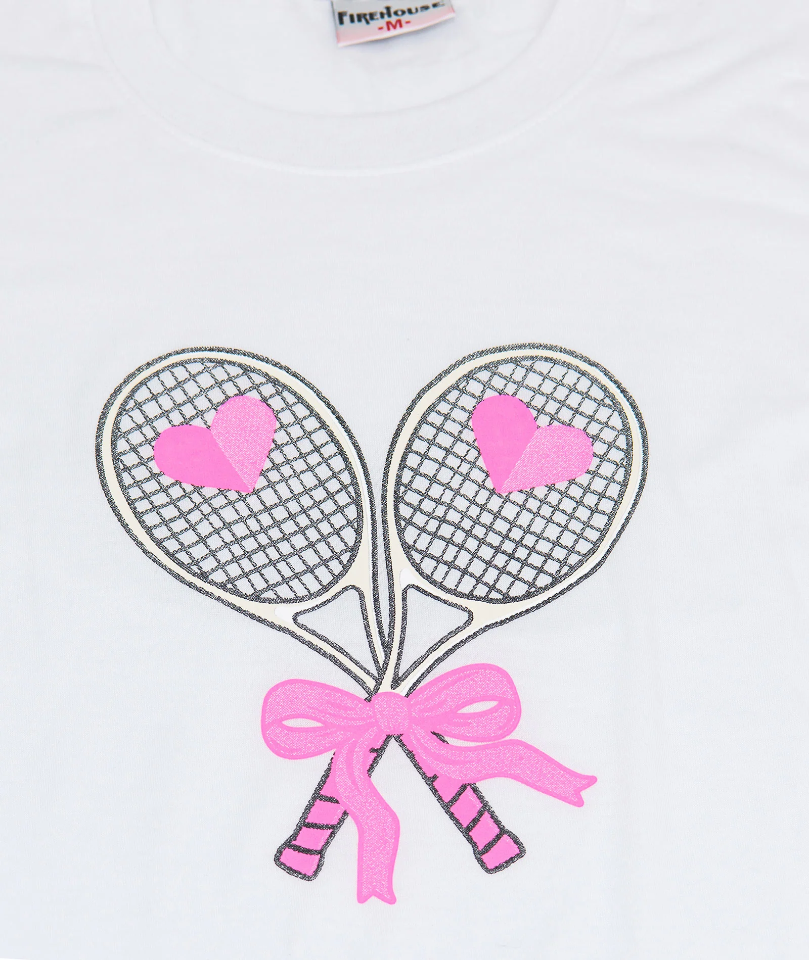 Firehouse Girls Carlee Tennis Bow Tee - Image 2