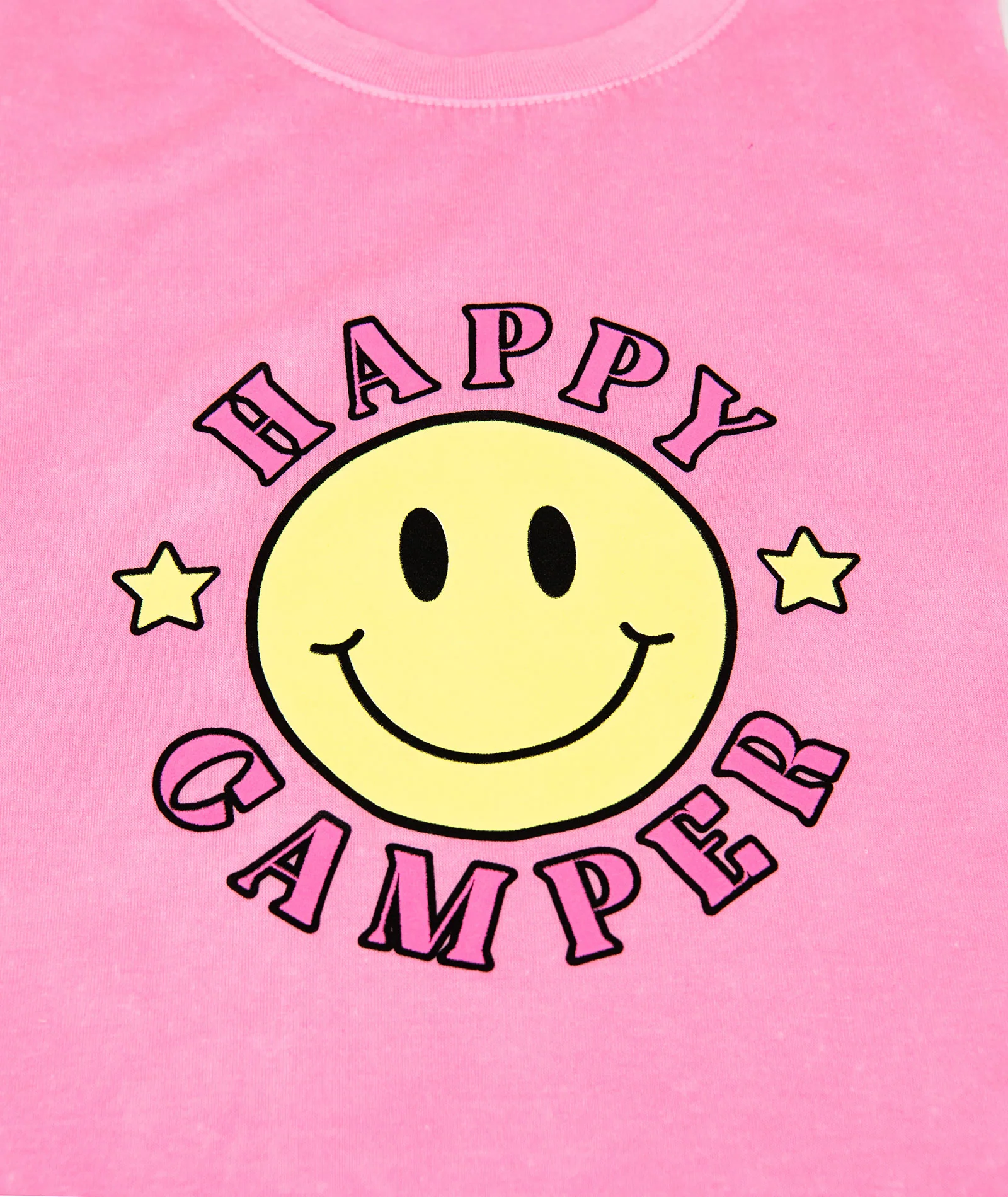 Firehouse Girls Neon Pink Happy Camper Tank - Image 2