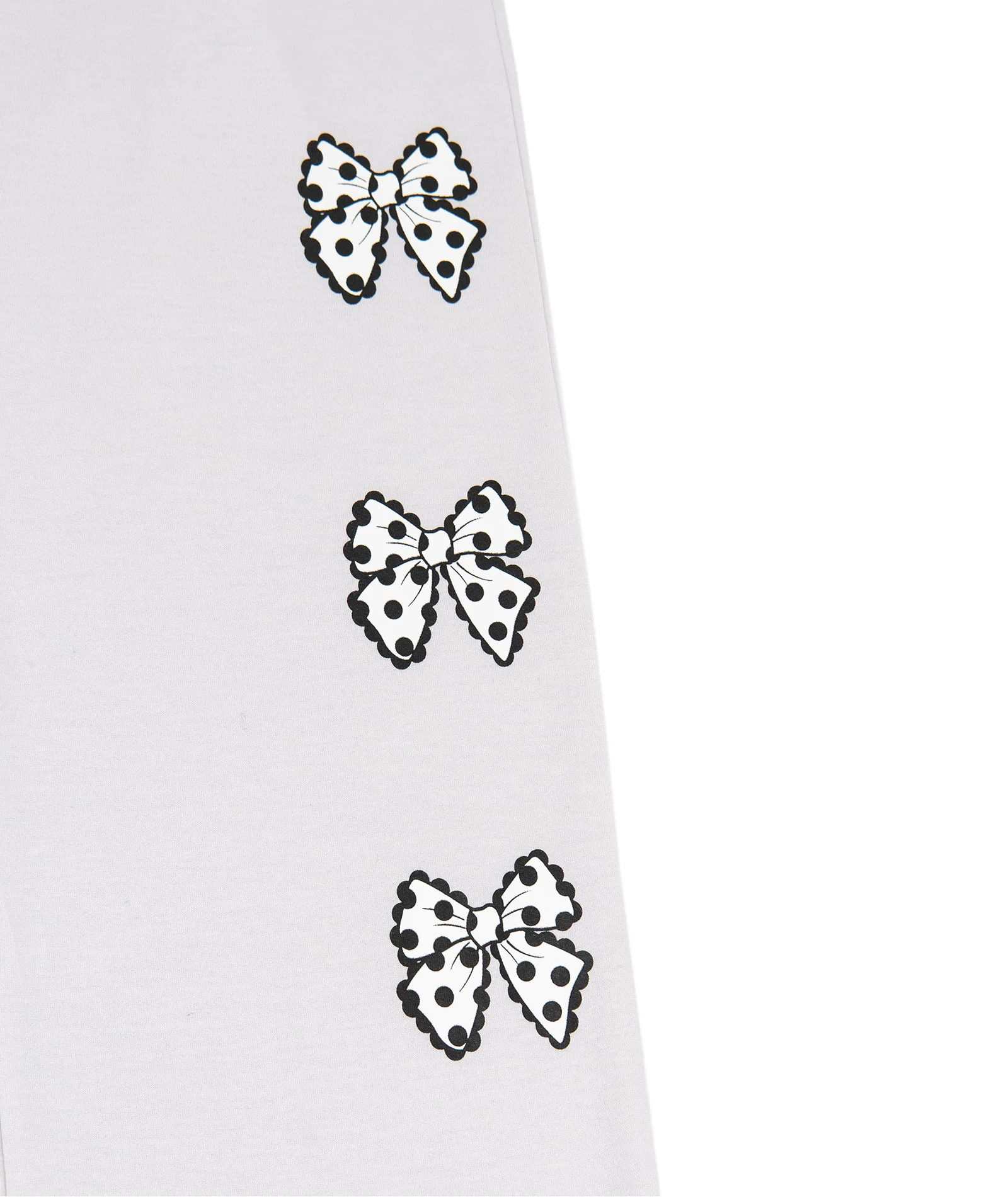 Firehouse Girls Polka Dot Bow Trio Wide Leg Sweatpants - Image 2