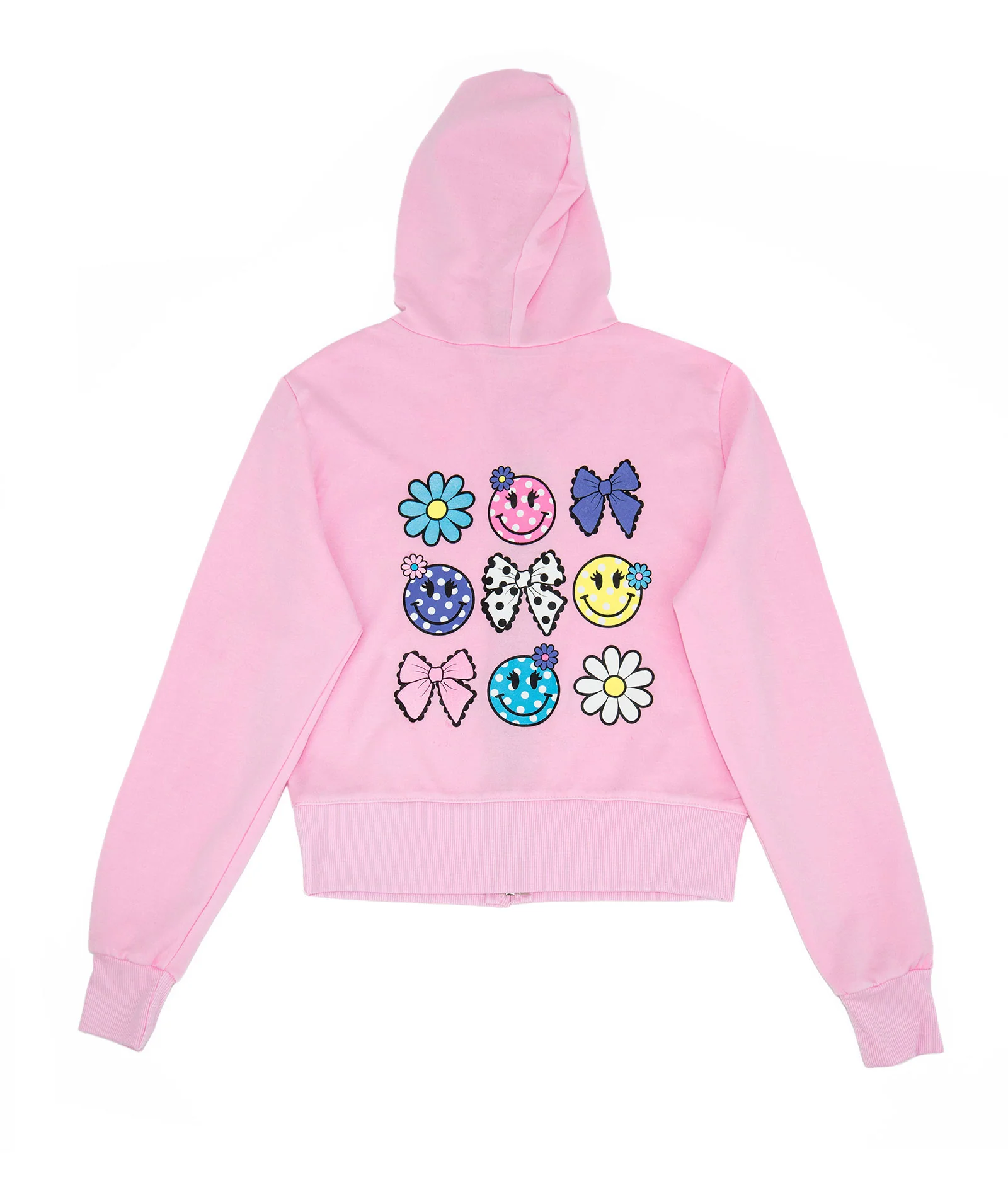 Firehouse Girls Polka Dot Smiley Zip Hoodie - Image 2
