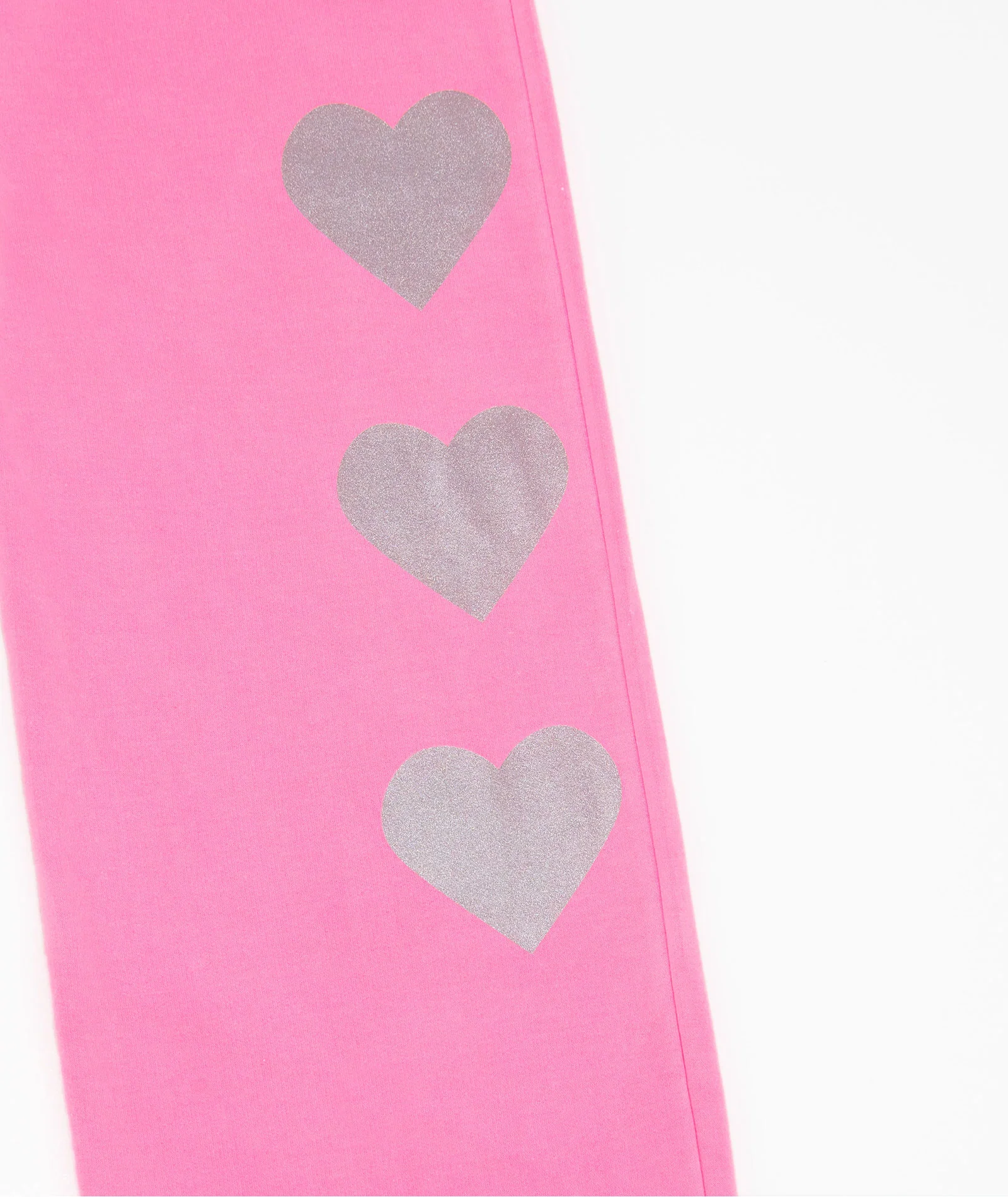 Firehouse Girls Silver Heart Trio Wide Leg Sweatpants - Image 2