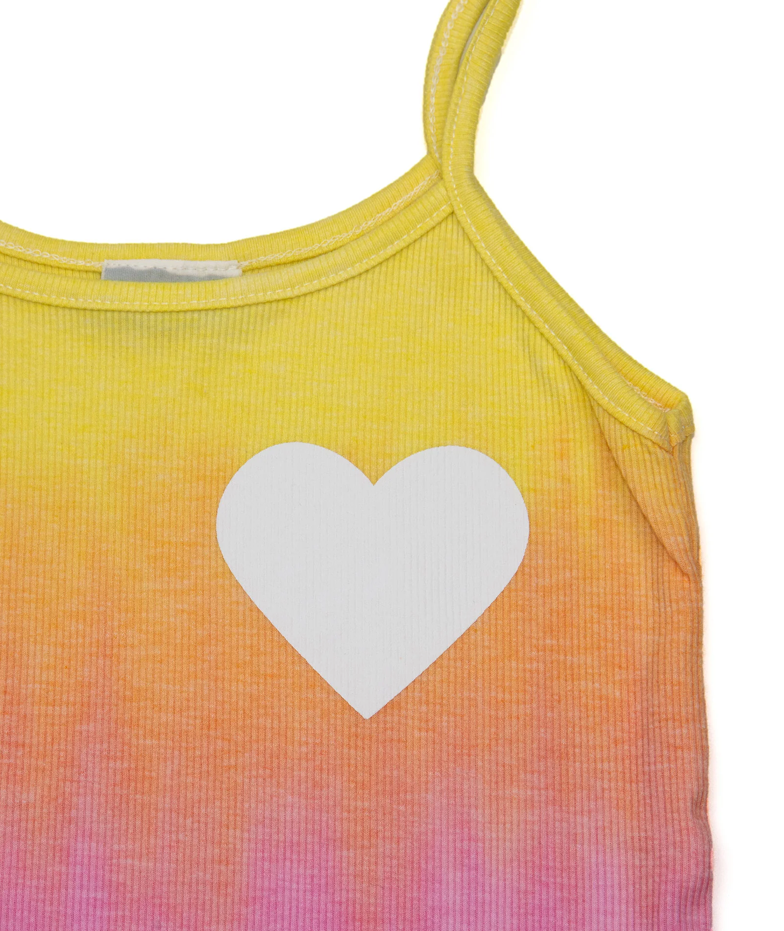 Firehouse Girls St. Barths Tie Dye Heart Rib Cami - Image 2