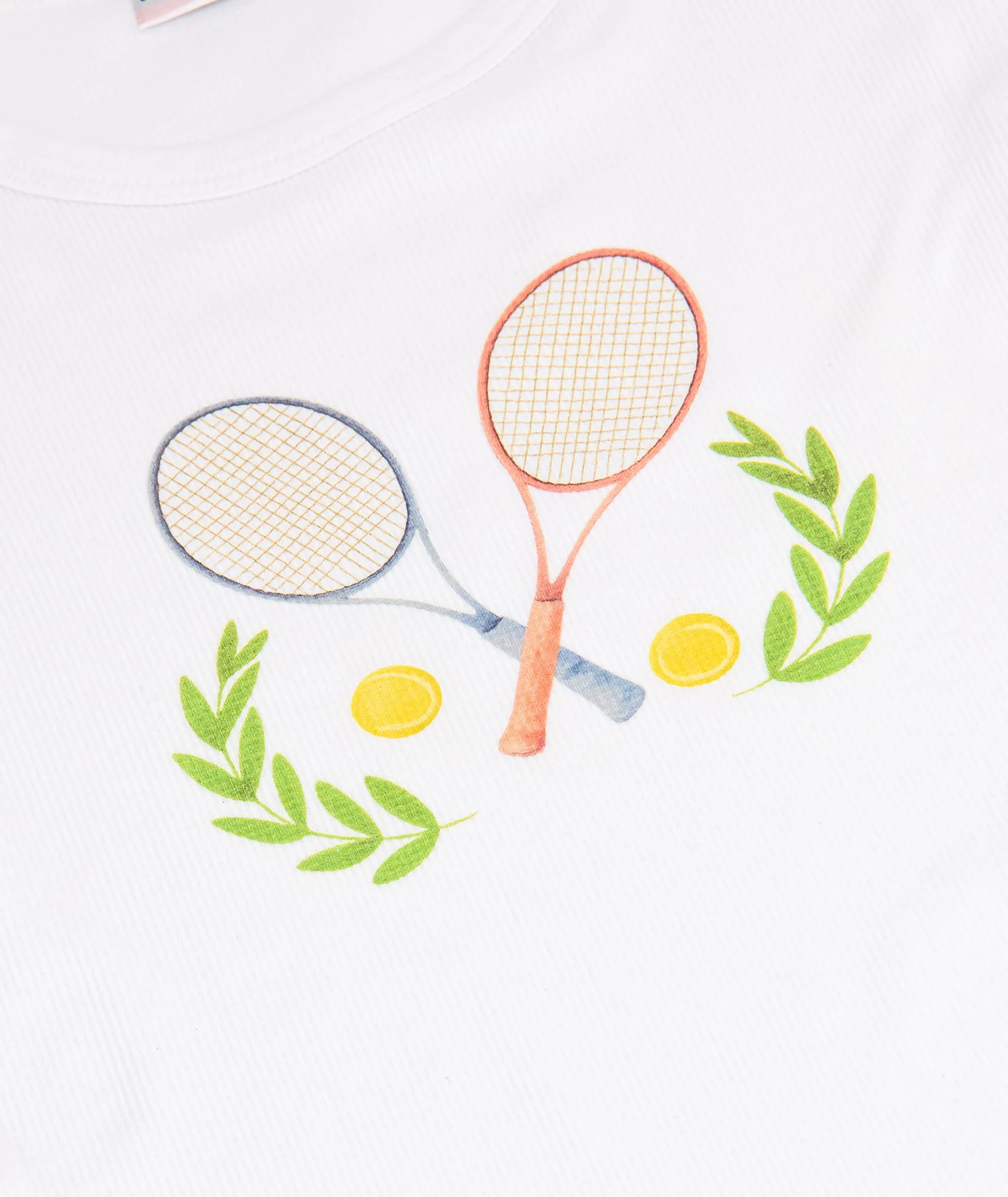Firehouse Girls Tennis Fan Rib Tee - Image 2