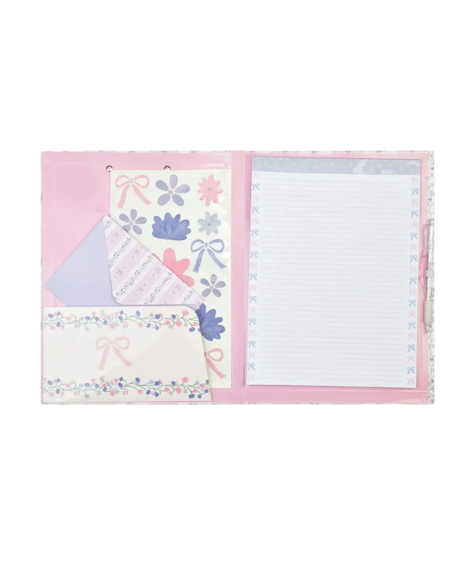 Floral Stripe Clipboard Set - Image 2