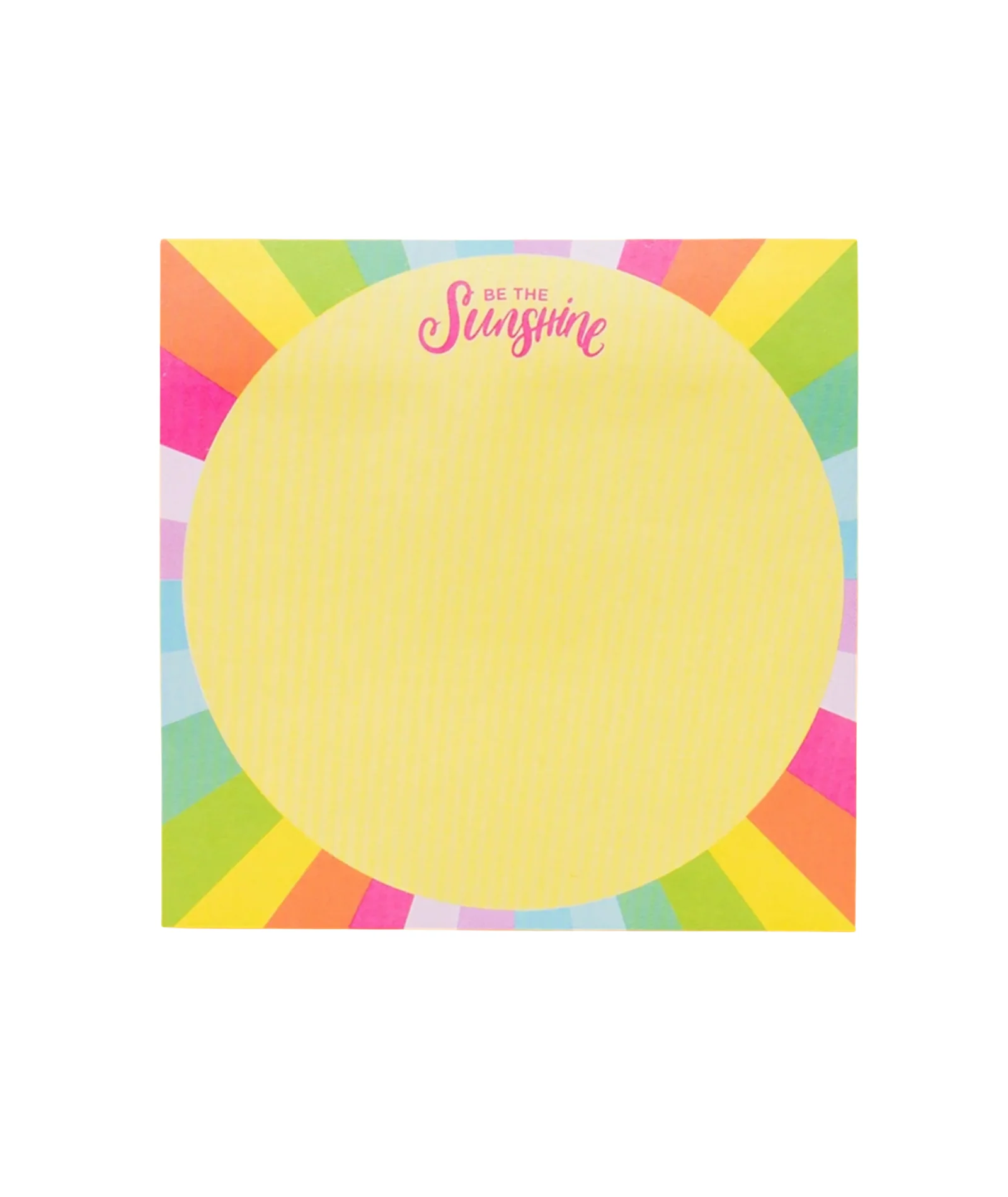 Frankie's Exclusives Sticky Notes Pad Be the Sunshine