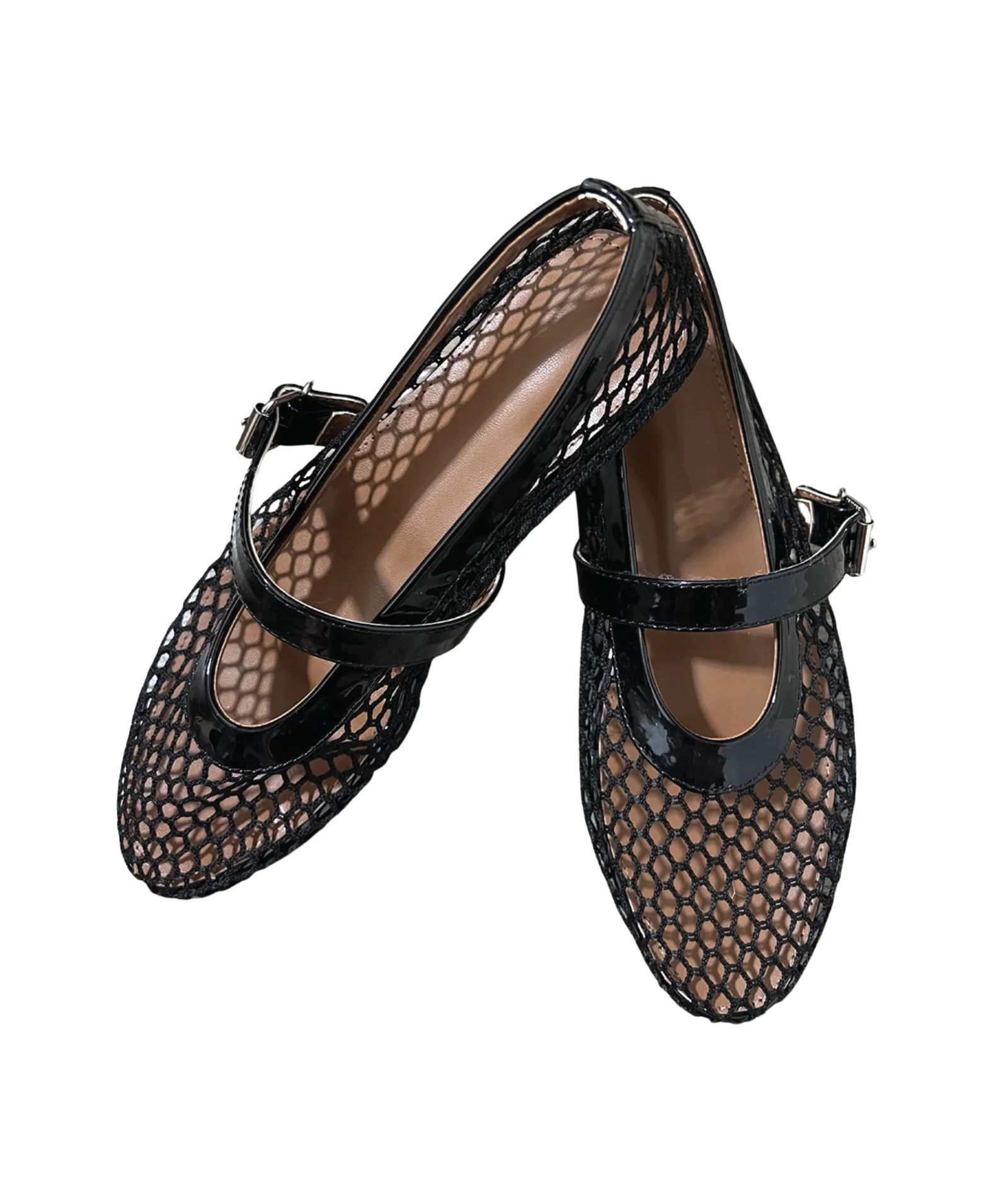 Frankie's Exclusives Women Mary Jane Mesh Ballet Flats - Image 3