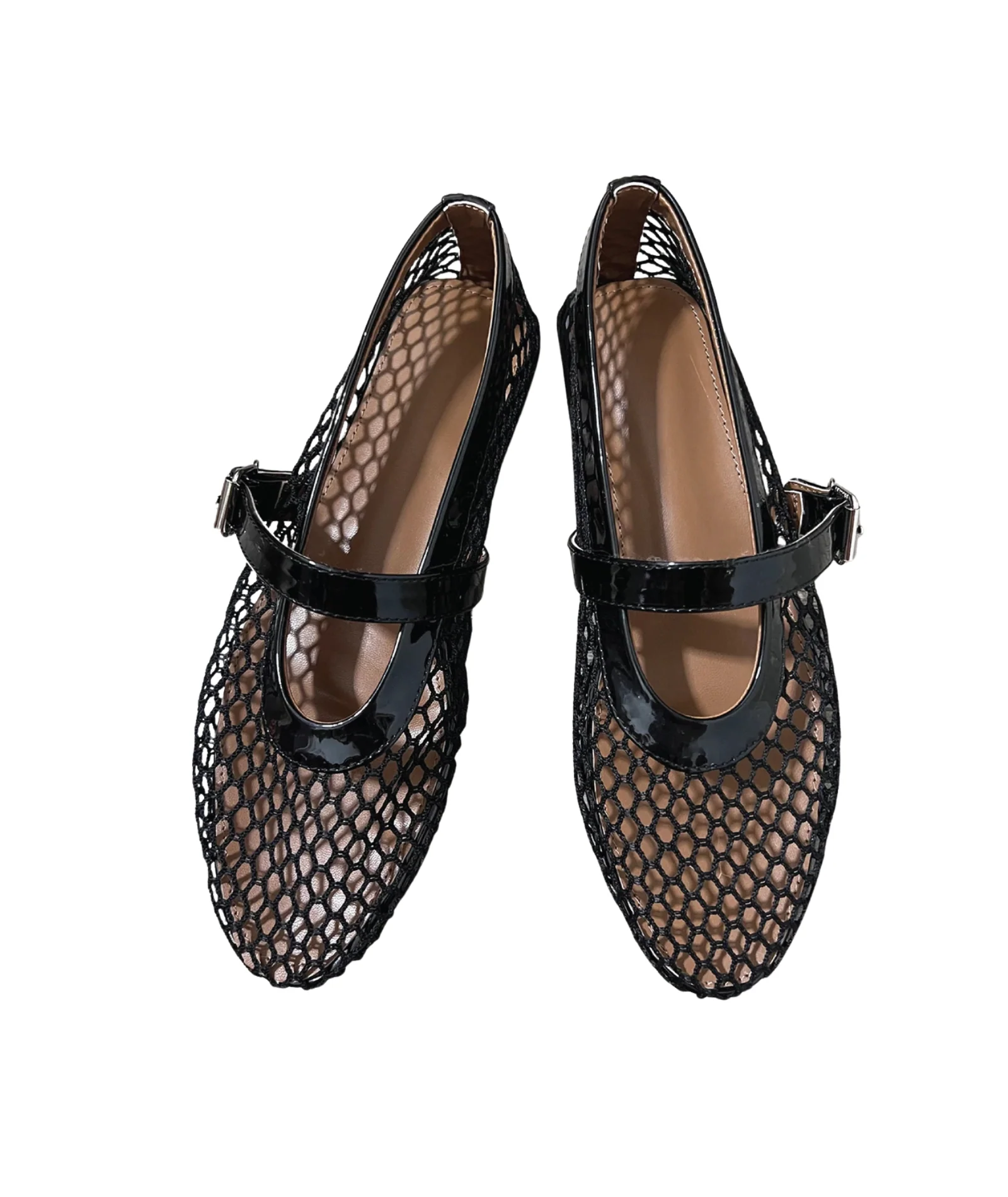 Frankie's Exclusives Women Mary Jane Mesh Ballet Flats - Image 4