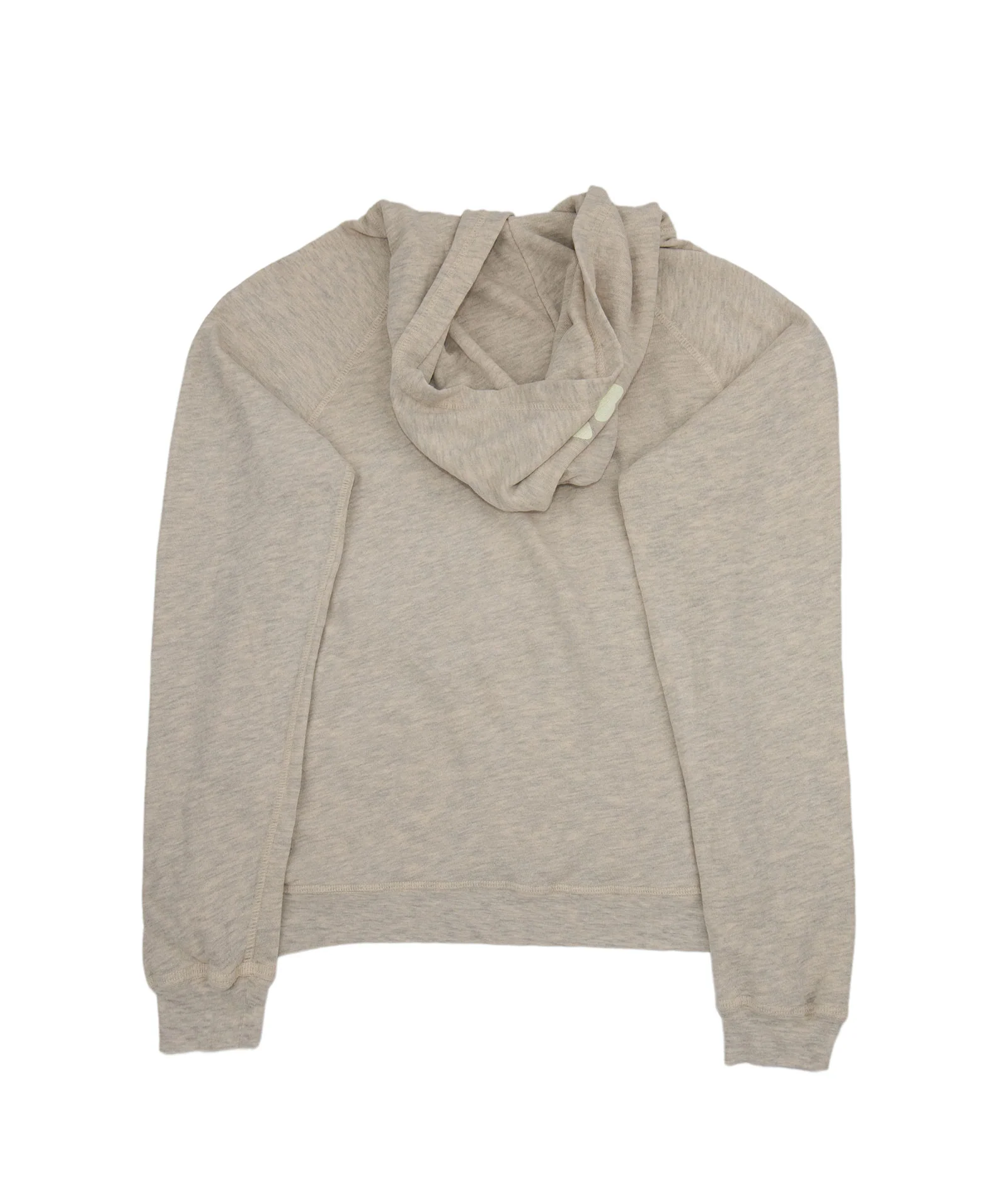 FREECITY Women Basic Goodness Terry Fluff Hoodie Heather Oats - Image 2