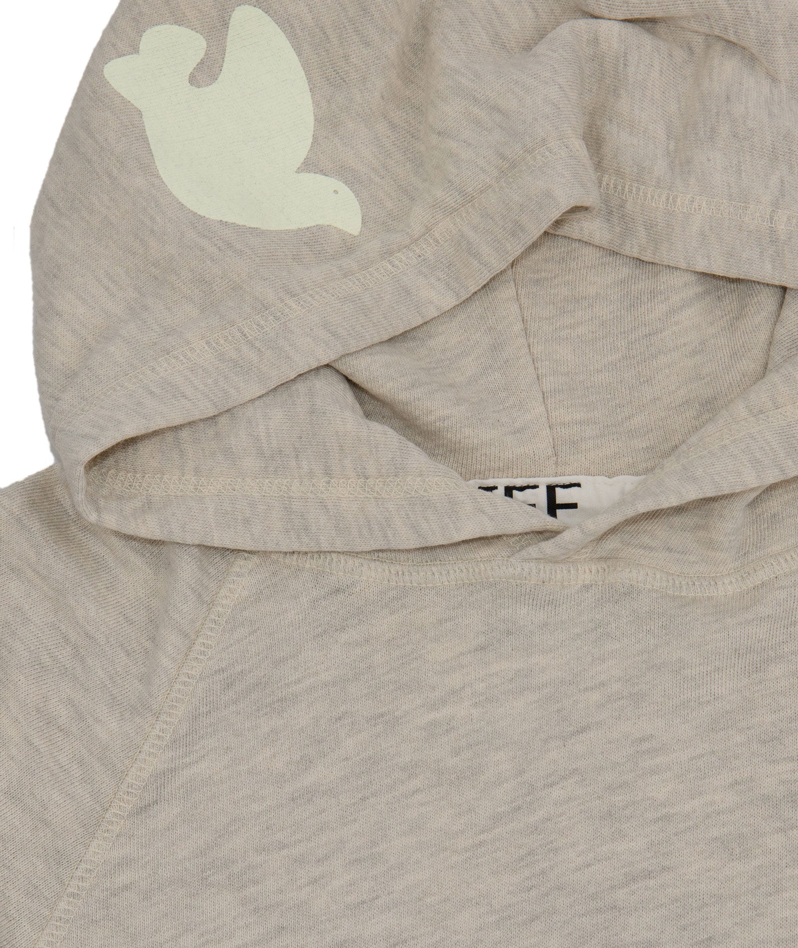 FREECITY Women Basic Goodness Terry Fluff Hoodie Heather Oats - Image 3