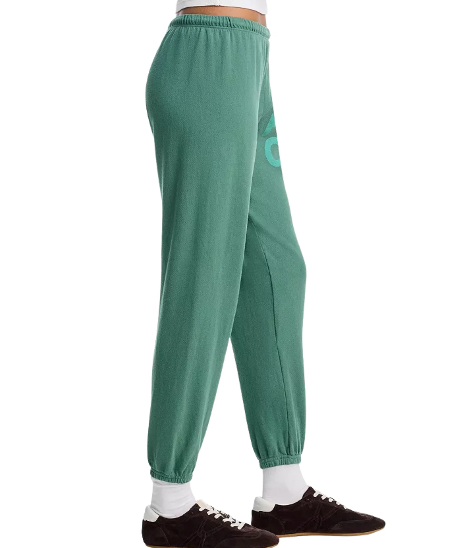 FREECITY Women Large Sweatpants Eat Green - Image 2