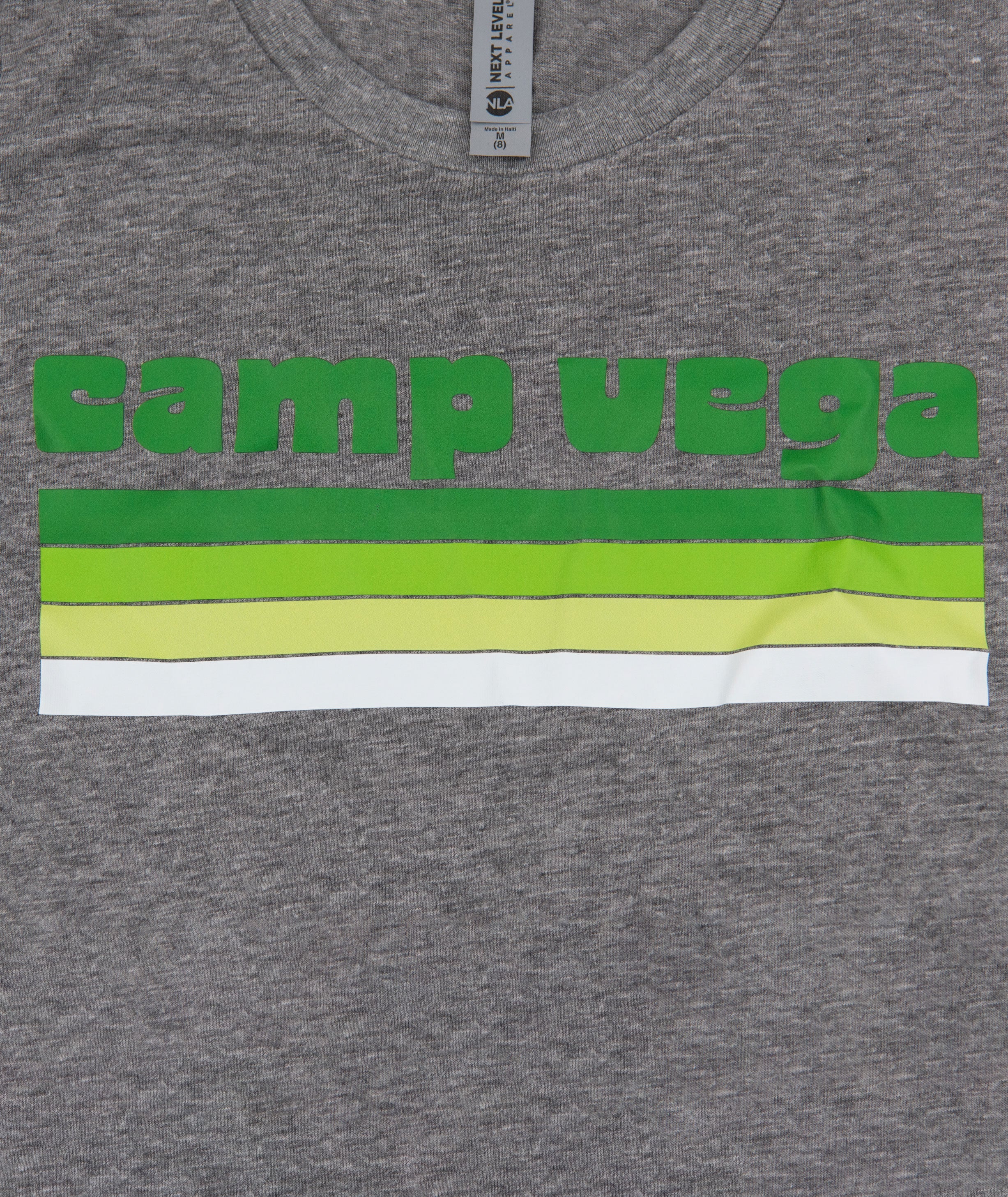 Girls Vega Chunky Lines Heather Grey Camp Tank - Image 2