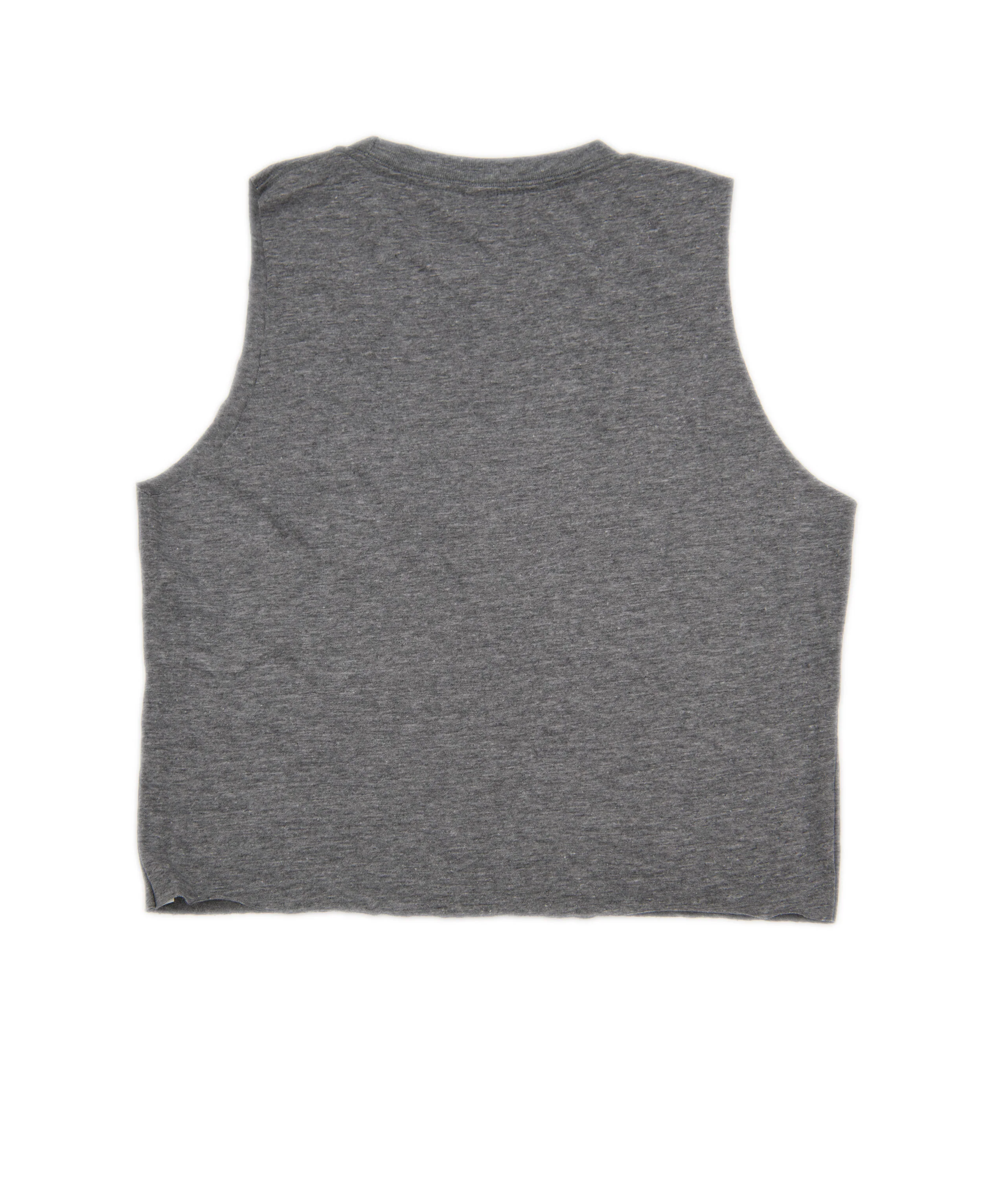 Girls Vega Chunky Lines Heather Grey Camp Tank - Image 3