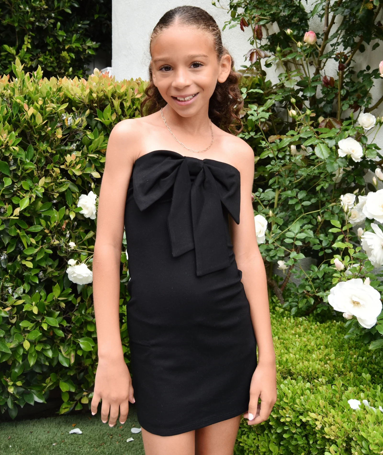 Gold Rush NYC Girls Teddie Bow Dress - Image 10