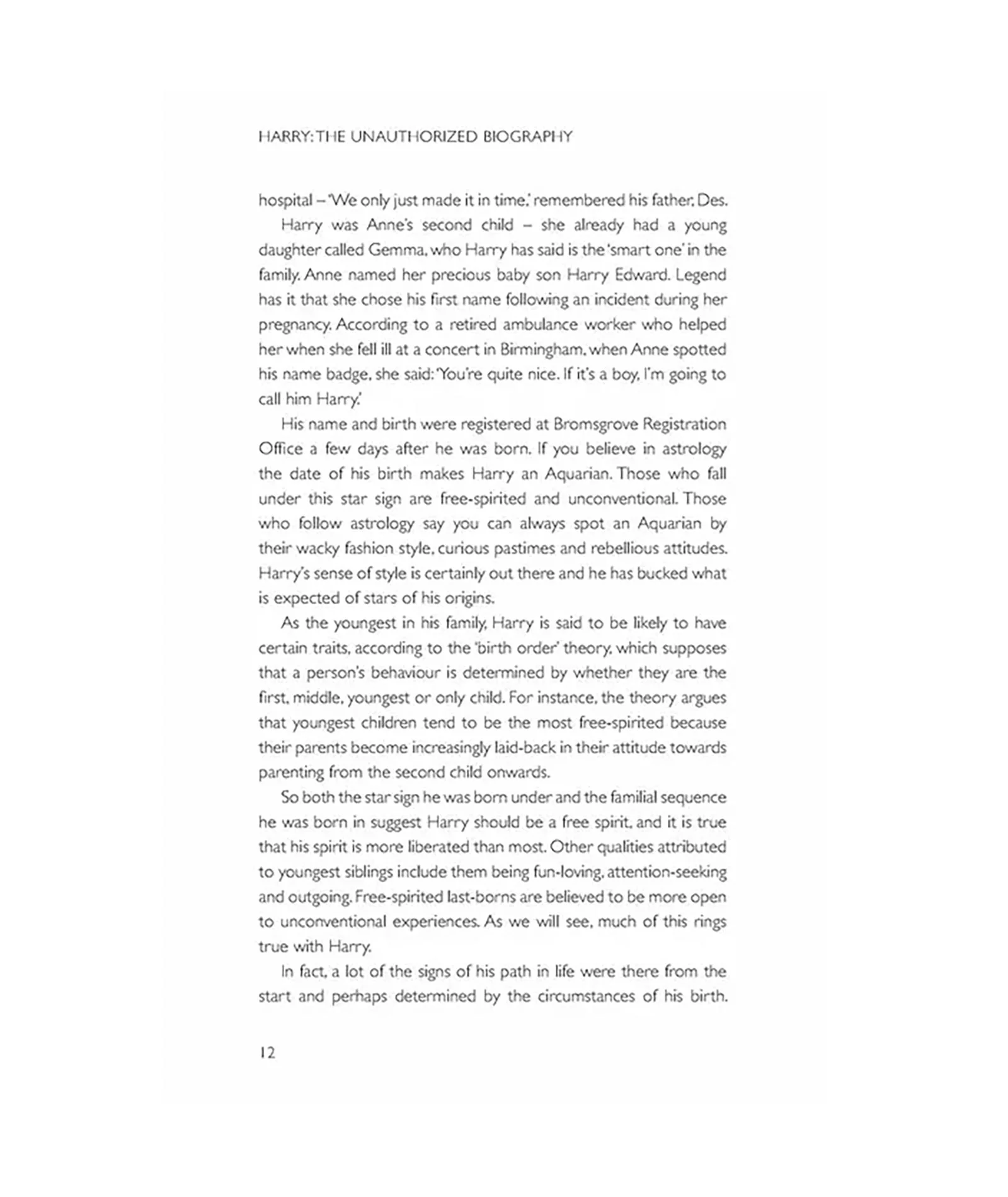 Harry Styles: The Unauthorized Biography - Image 5