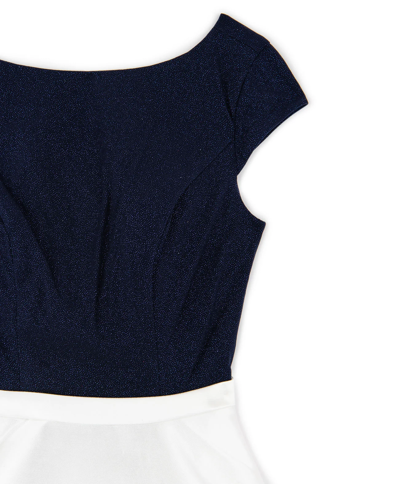 Jovani Girls Audrey Dress Navy/White - Image 3