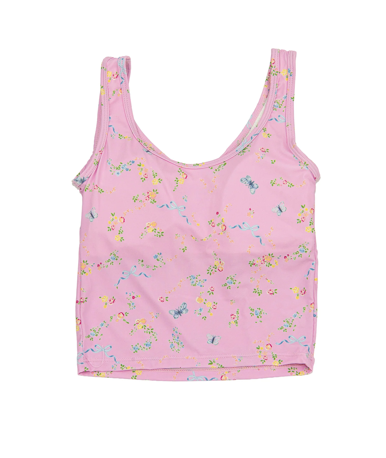Katie J NYC Girls Butterfly Carnations Kelsey Tank - Image 2