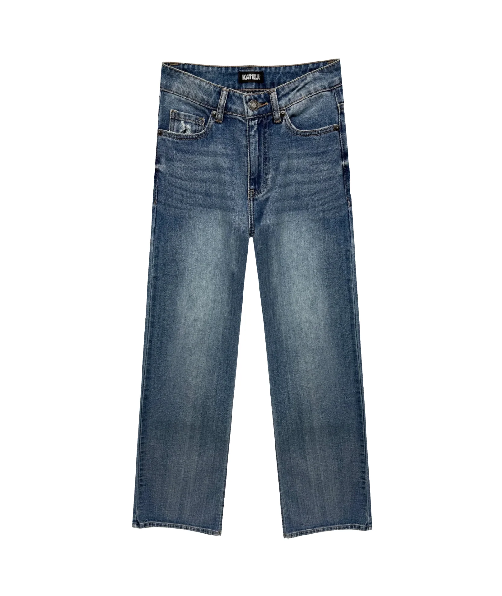 Katie J NYC Girls Copenhagen Medium Wash Jeans - Image 6