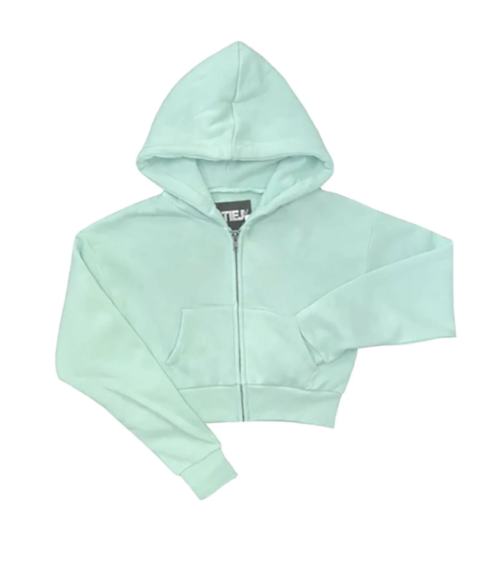 Katie J NYC Girls Dylan Crop Zip Hoodie - Image 12