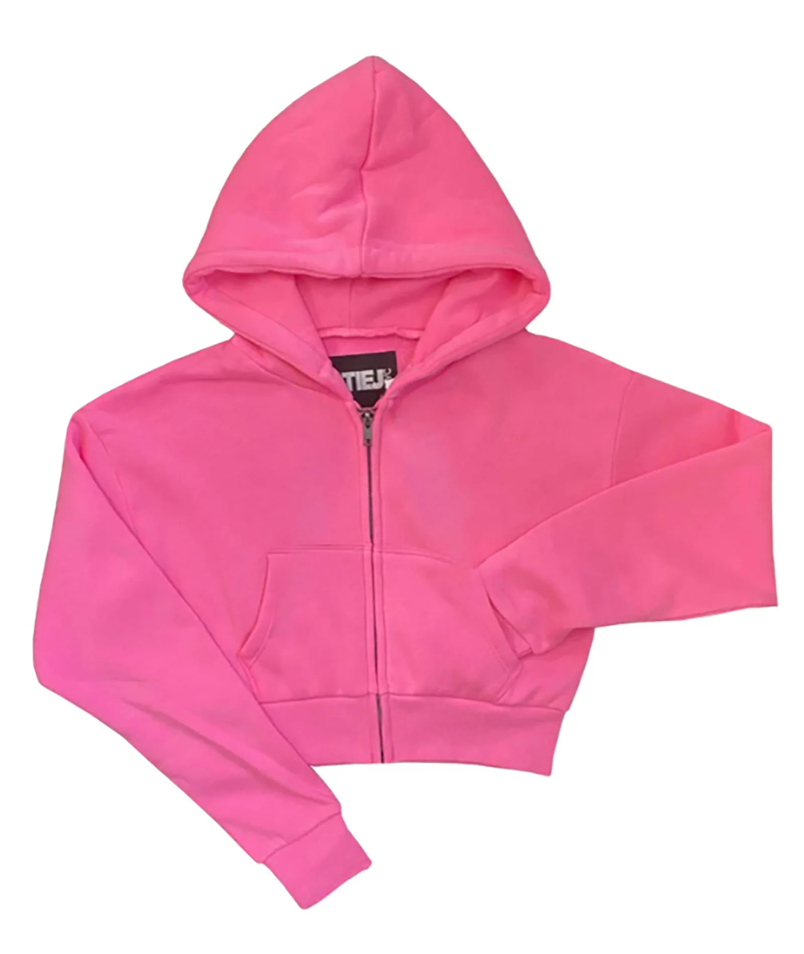 Katie J NYC Girls Dylan Crop Zip Hoodie - Image 17
