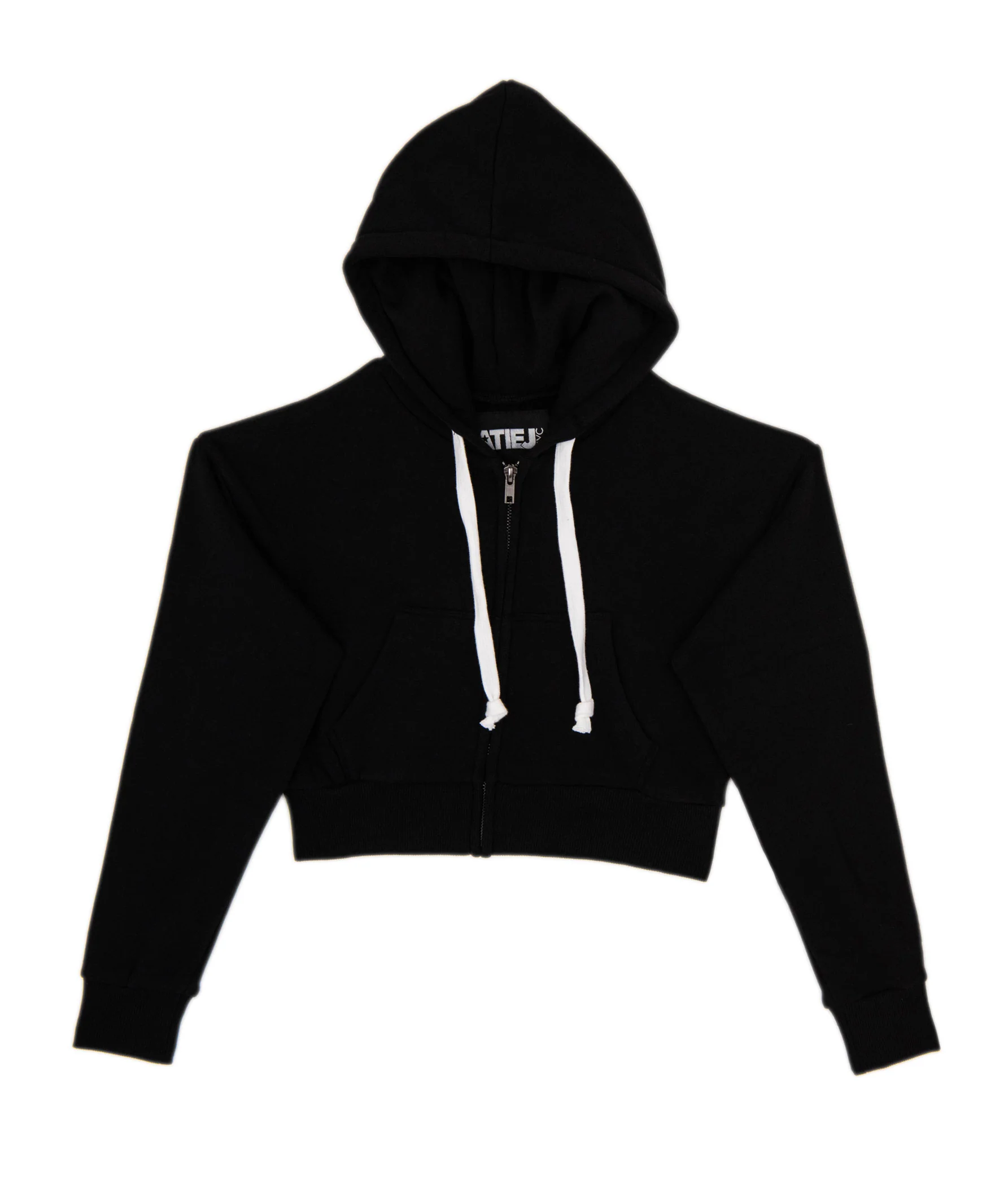 Katie J NYC Girls Dylan Crop Zip Hoodie - Image 6