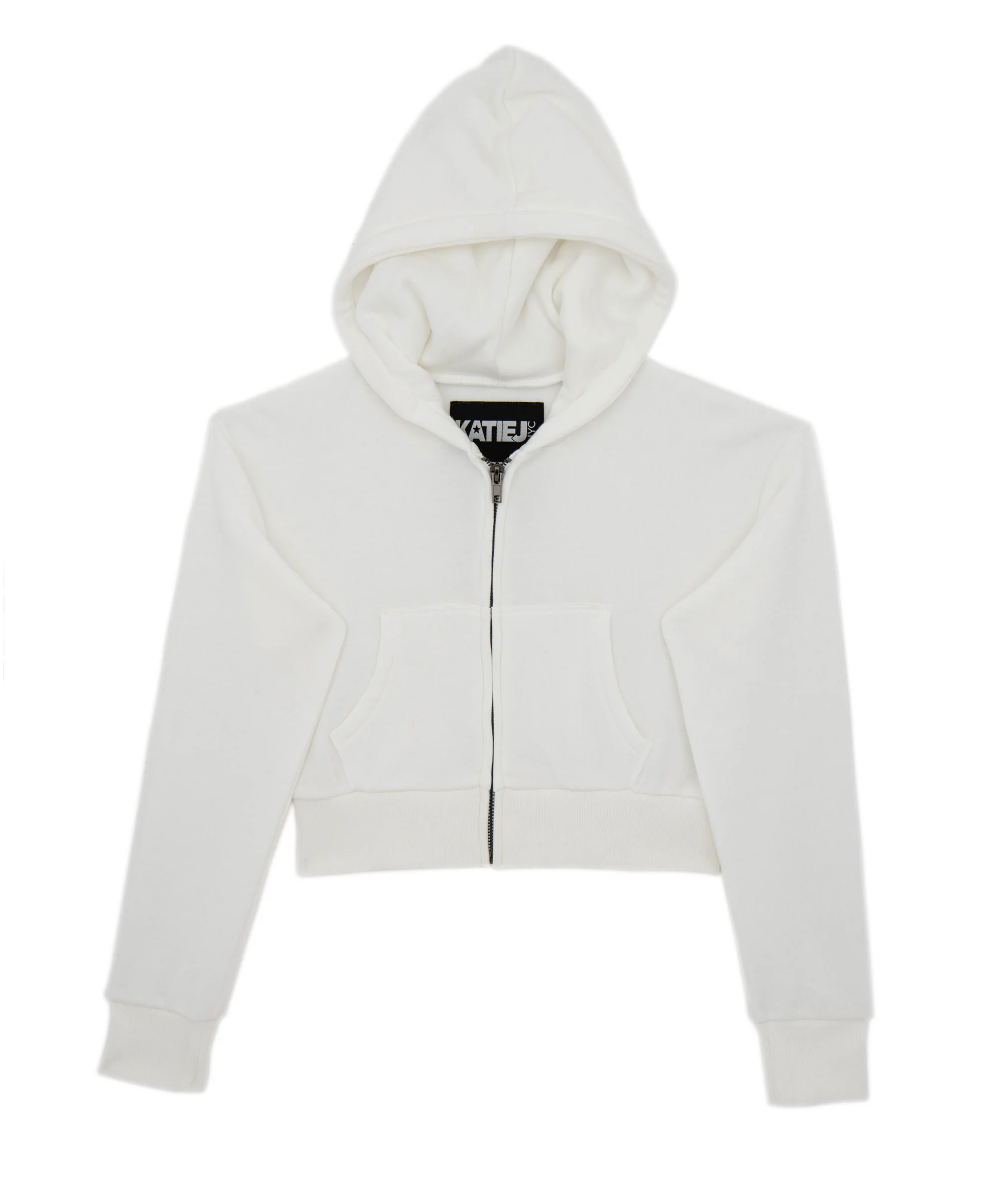 Katie J NYC Girls Dylan Crop Zip Hoodie - Image 9