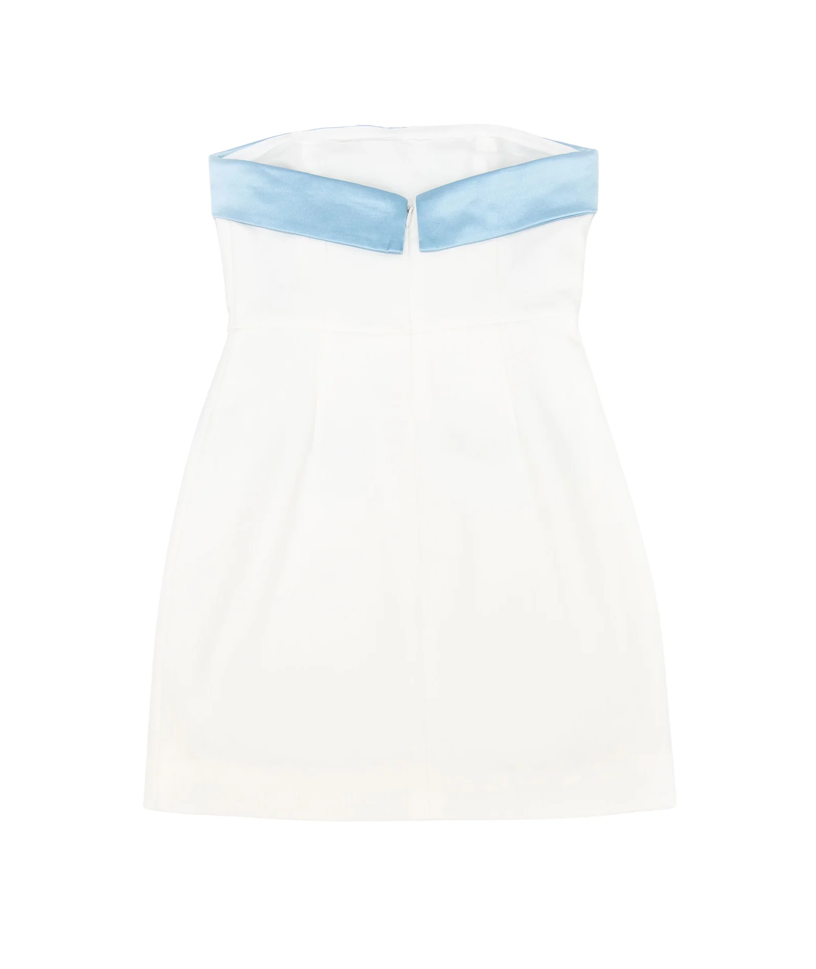 Katie J NYC Girls White/Baby Blue Ember Dress - Image 5