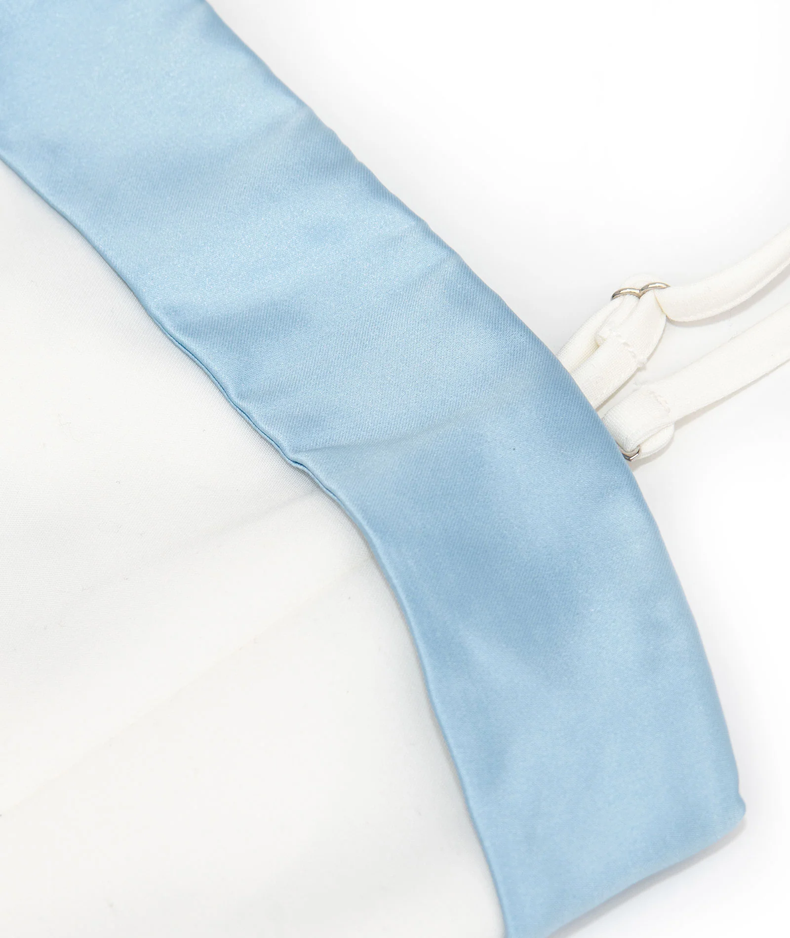 Katie J NYC Girls White/Baby Blue Ember Dress - Image 7