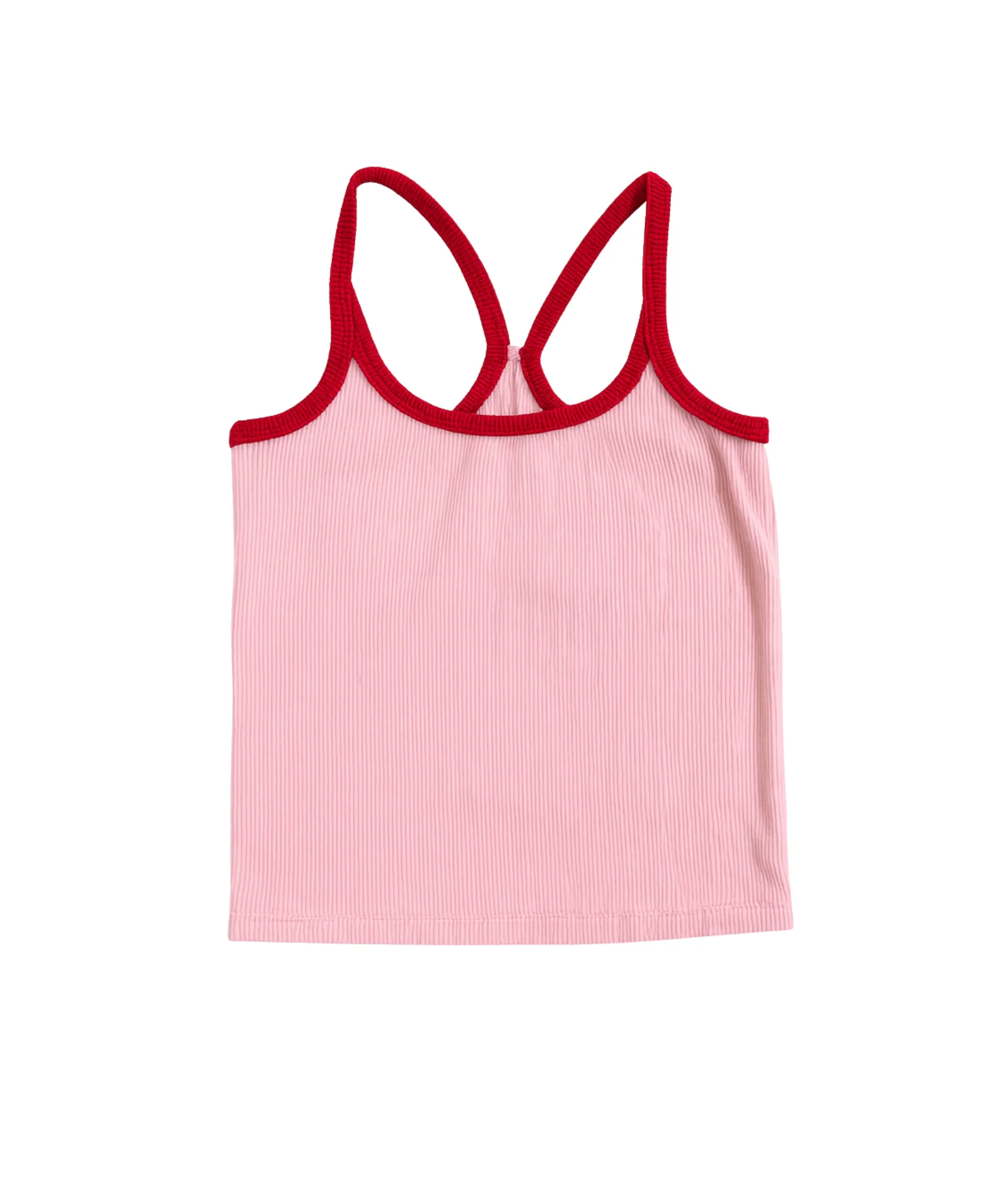 Katie J NYC Girls Livi Racerback True Red/Pink Cami - Image 3