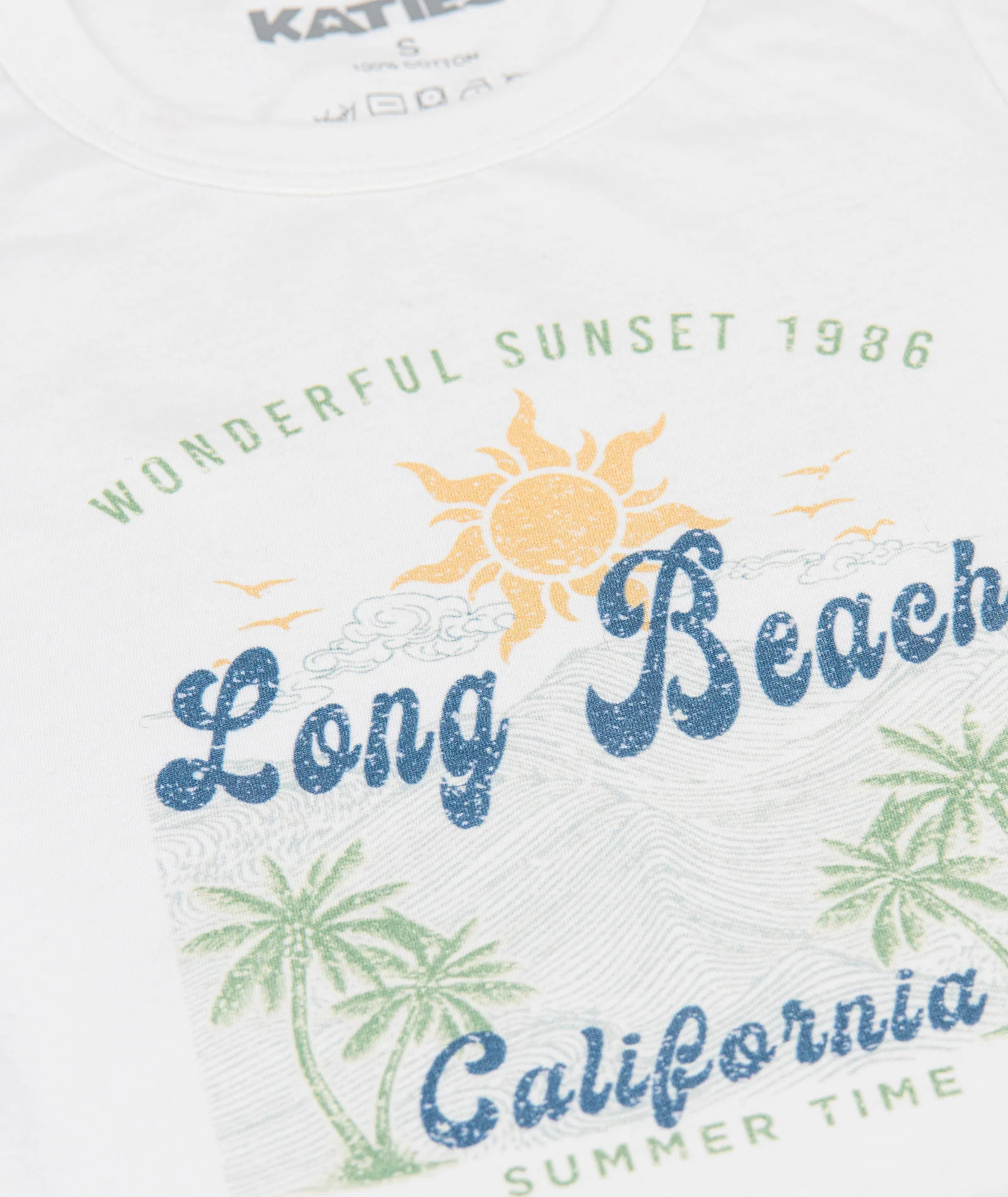 Katie J NYC Girls Long Beach Tee - Image 5