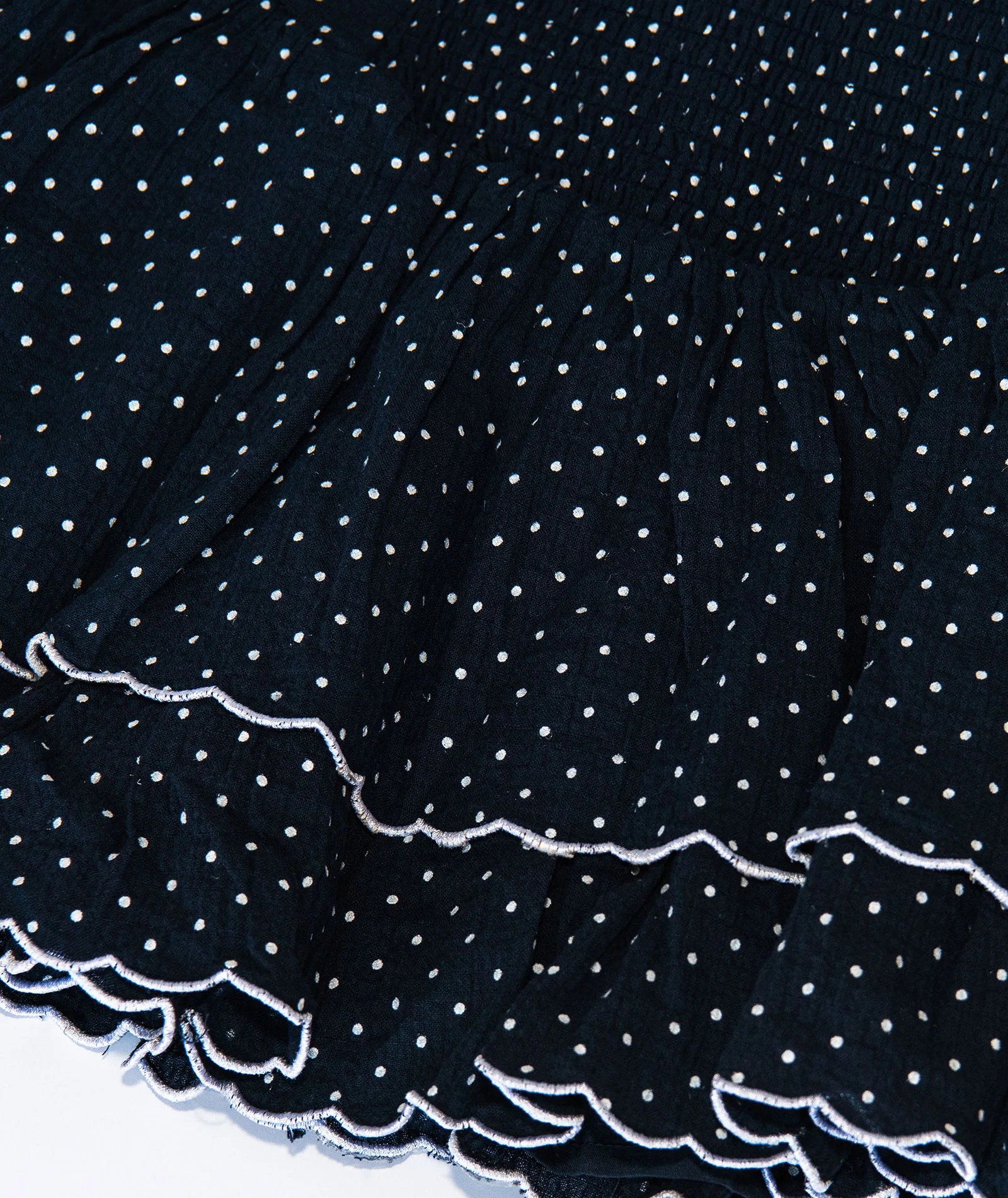 Katie J NYC Girls Navy Polkadot Soren Dress - Image 3