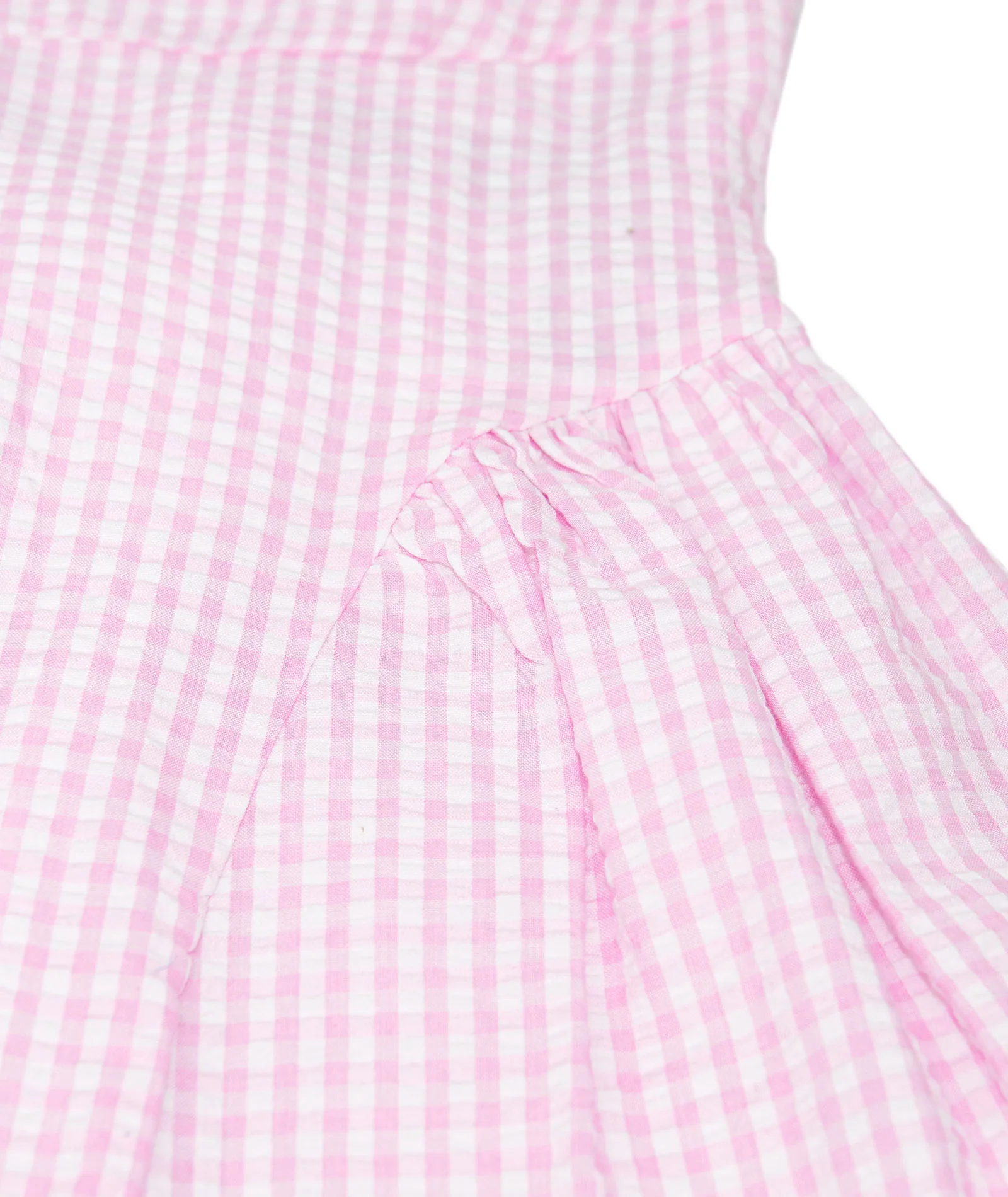Katie J NYC Girls Baby Pink Gingham Brenna Dress - Image 7