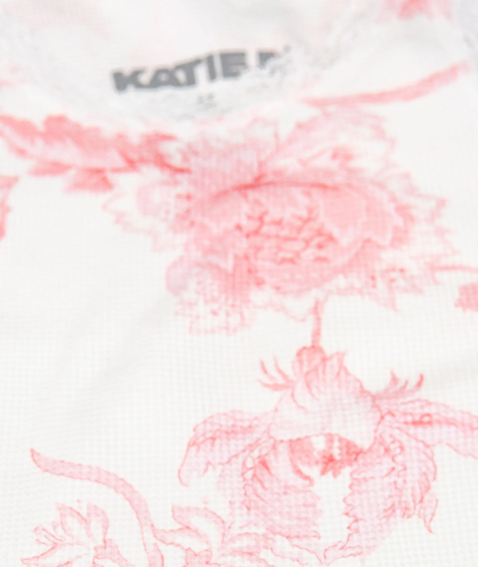 Katie J NYC Girls Pink Toile Wren Tank - Image 2