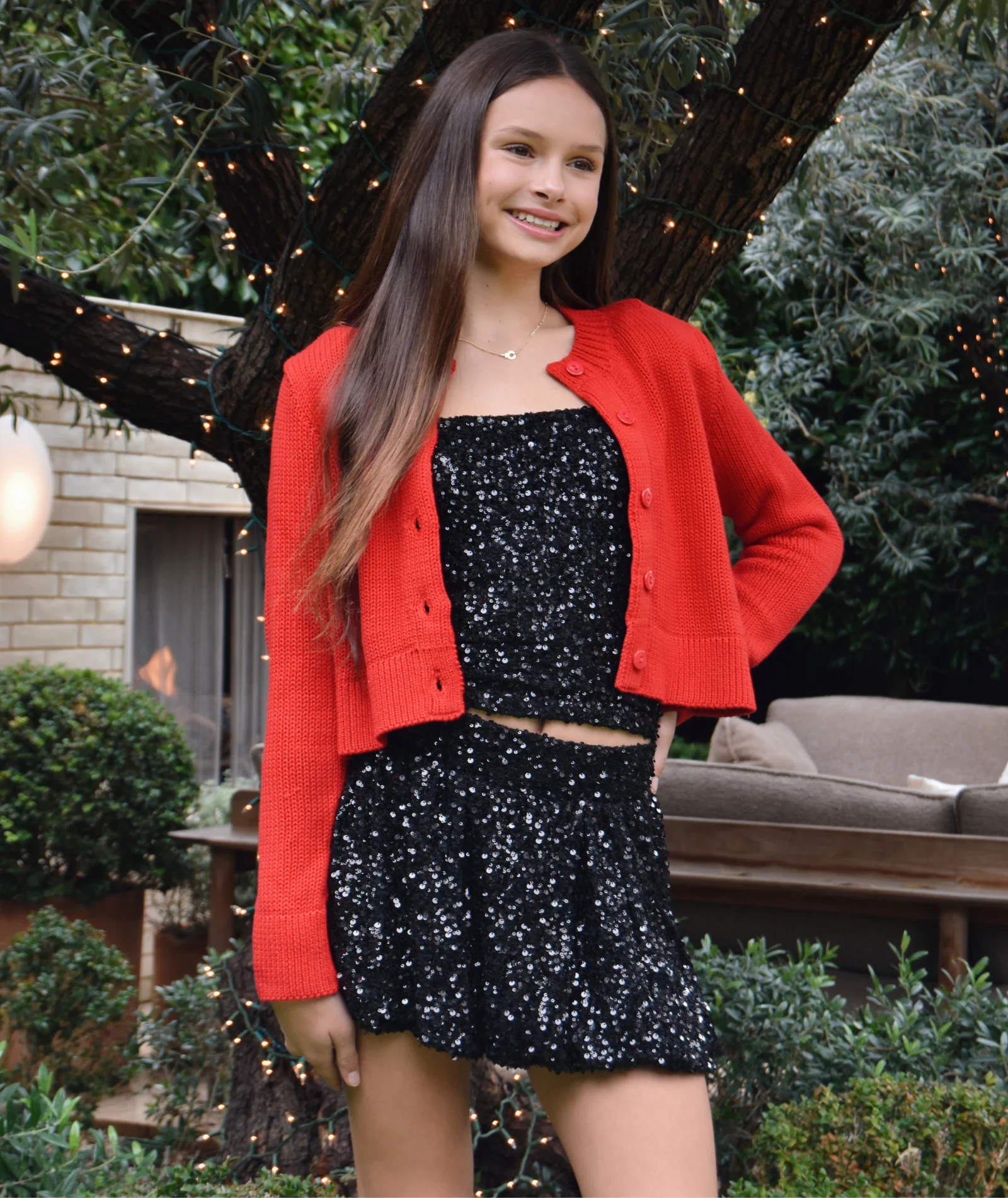 Katie J NYC Girls Piper Cardigan - Image 3