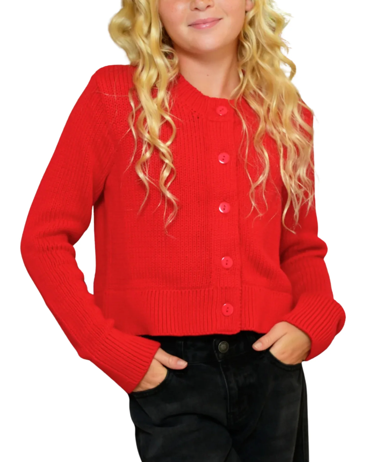 Katie J NYC Girls Piper Cardigan - Image 5