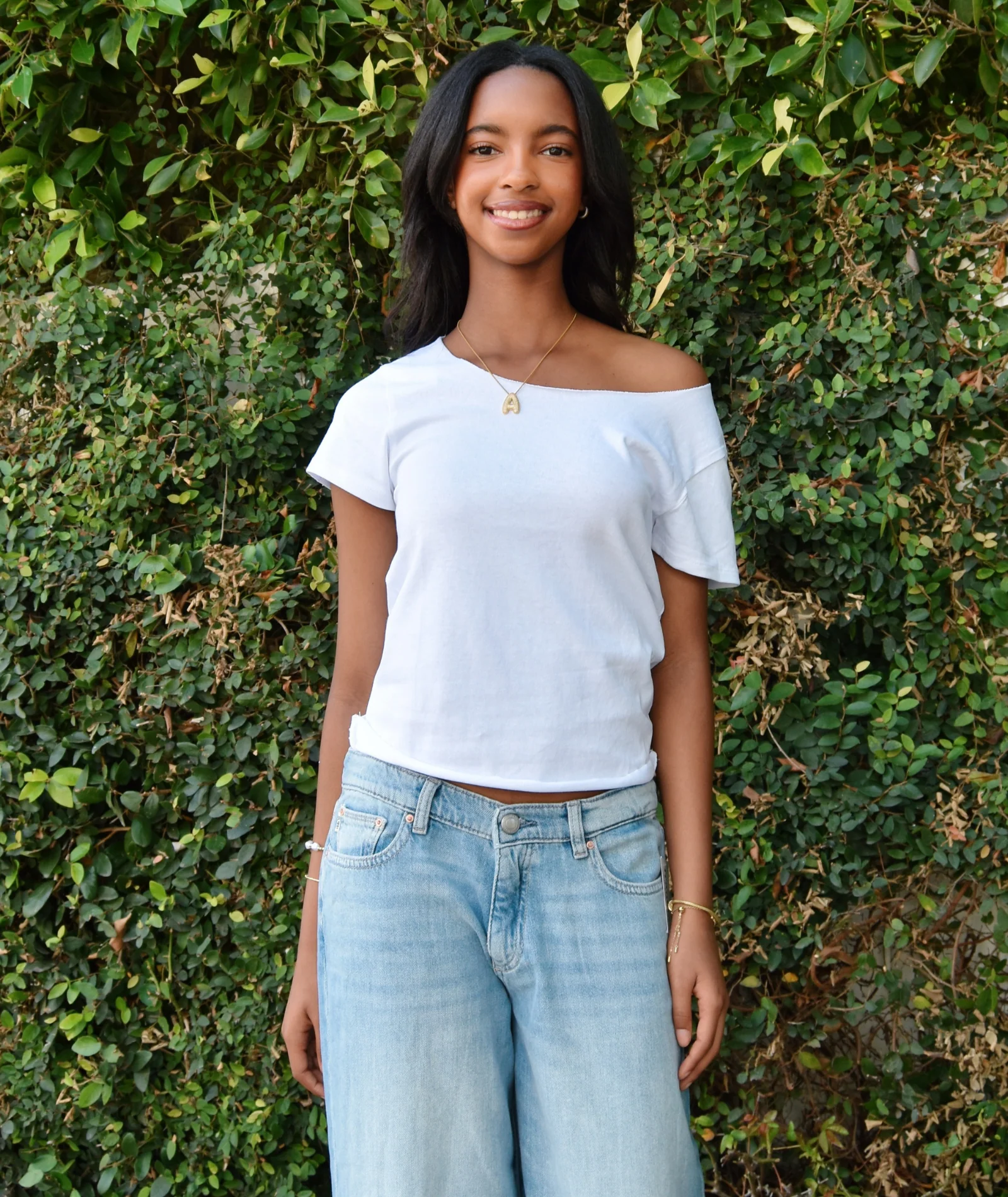 Katie J NYC Girls Reign Off Shoulder Tee - Image 2