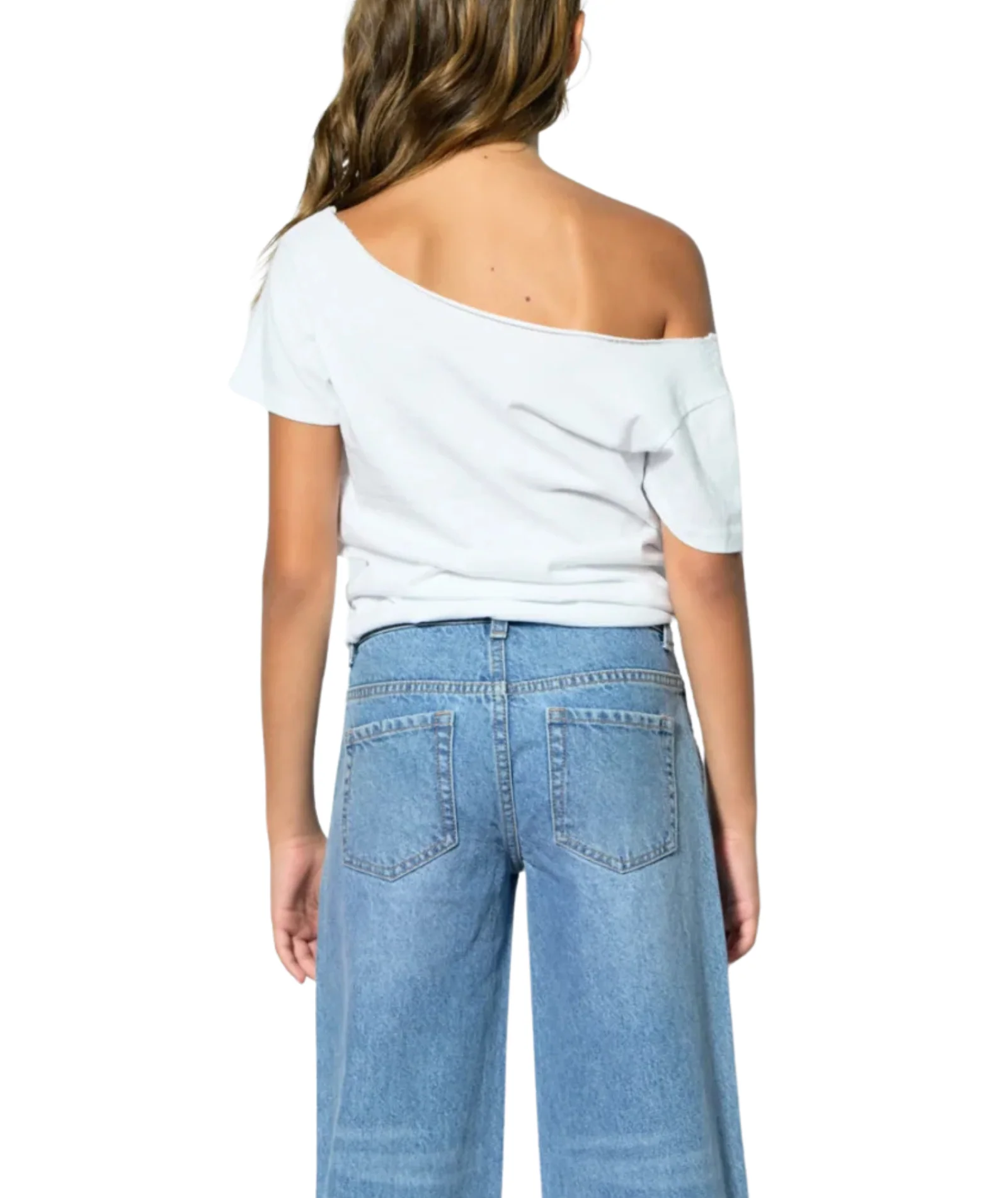 Katie J NYC Girls Reign Off Shoulder Tee - Image 5