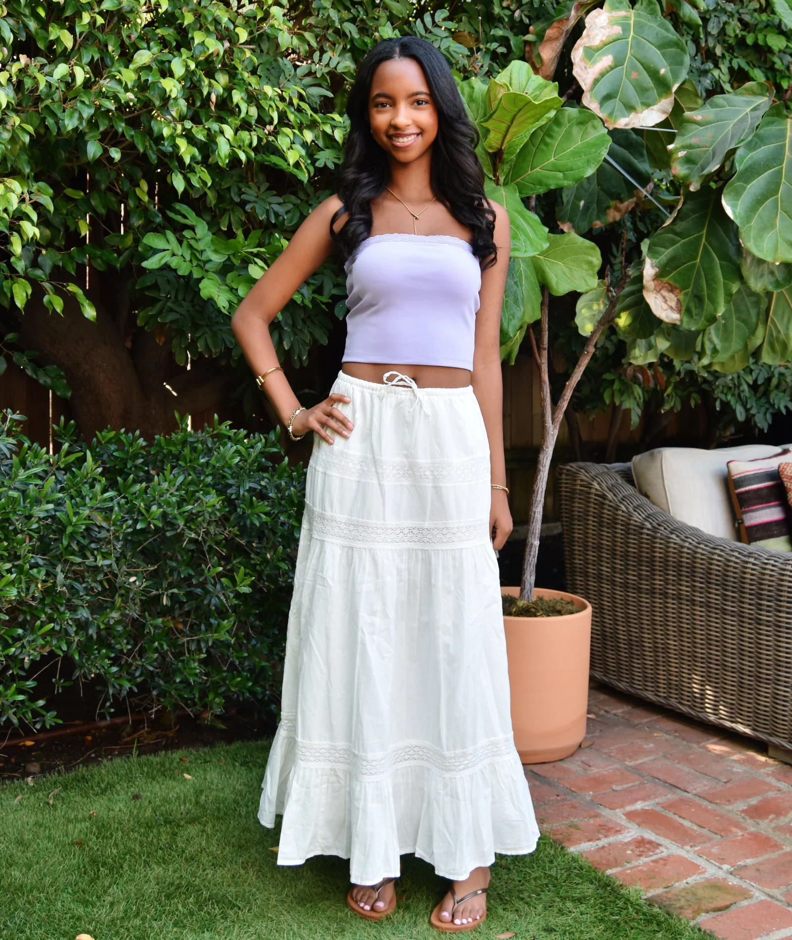 Katie J NYC Girls Sofie Maxi Skirt - Image 2
