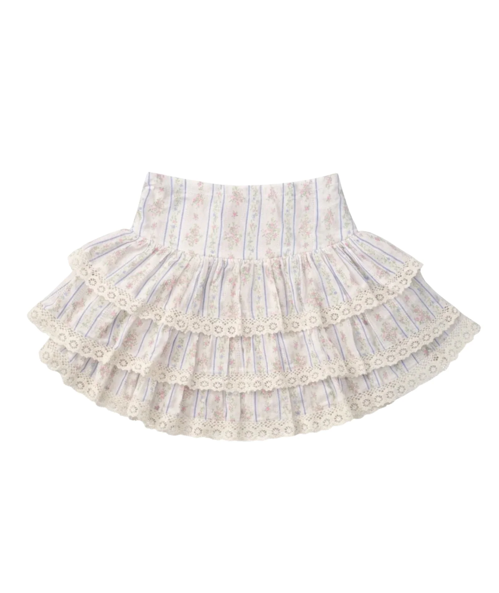 Katie J NYC Girls Vintage Vine Floral Melody Skirt - Image 4