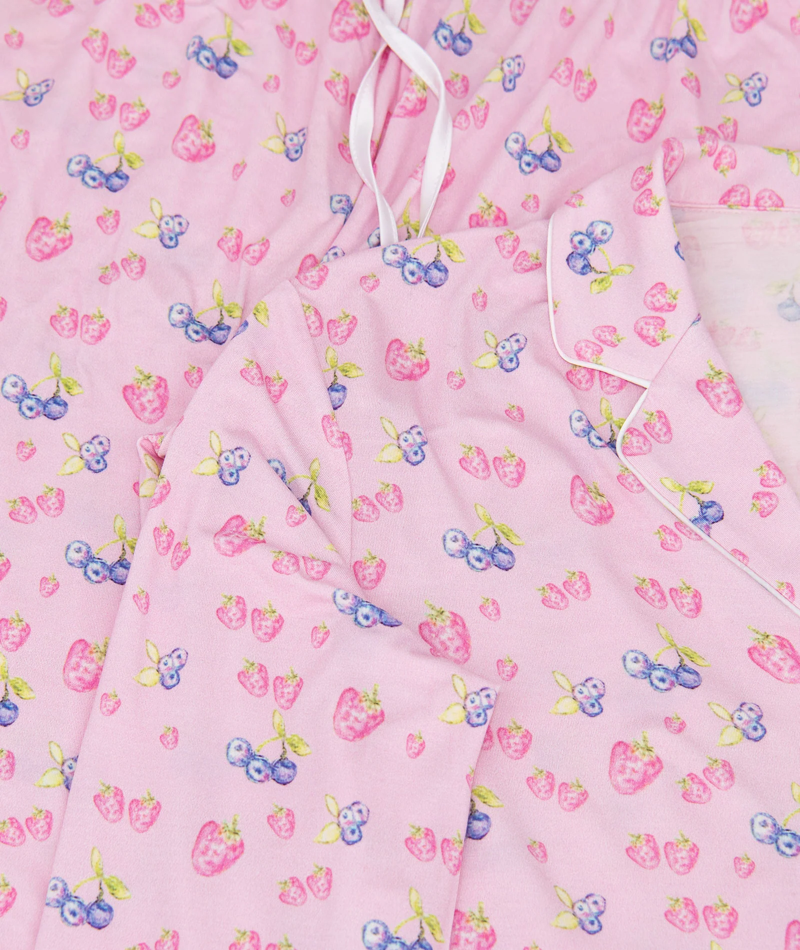 Katie J NYC Juniors Berries and Cream Maia Pants PJ Set - Image 3