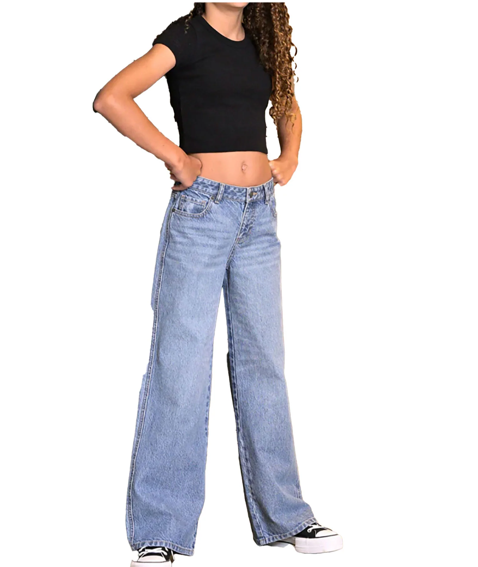 Katie J NYC Juniors Chicago Light Wash Jeans - Image 4