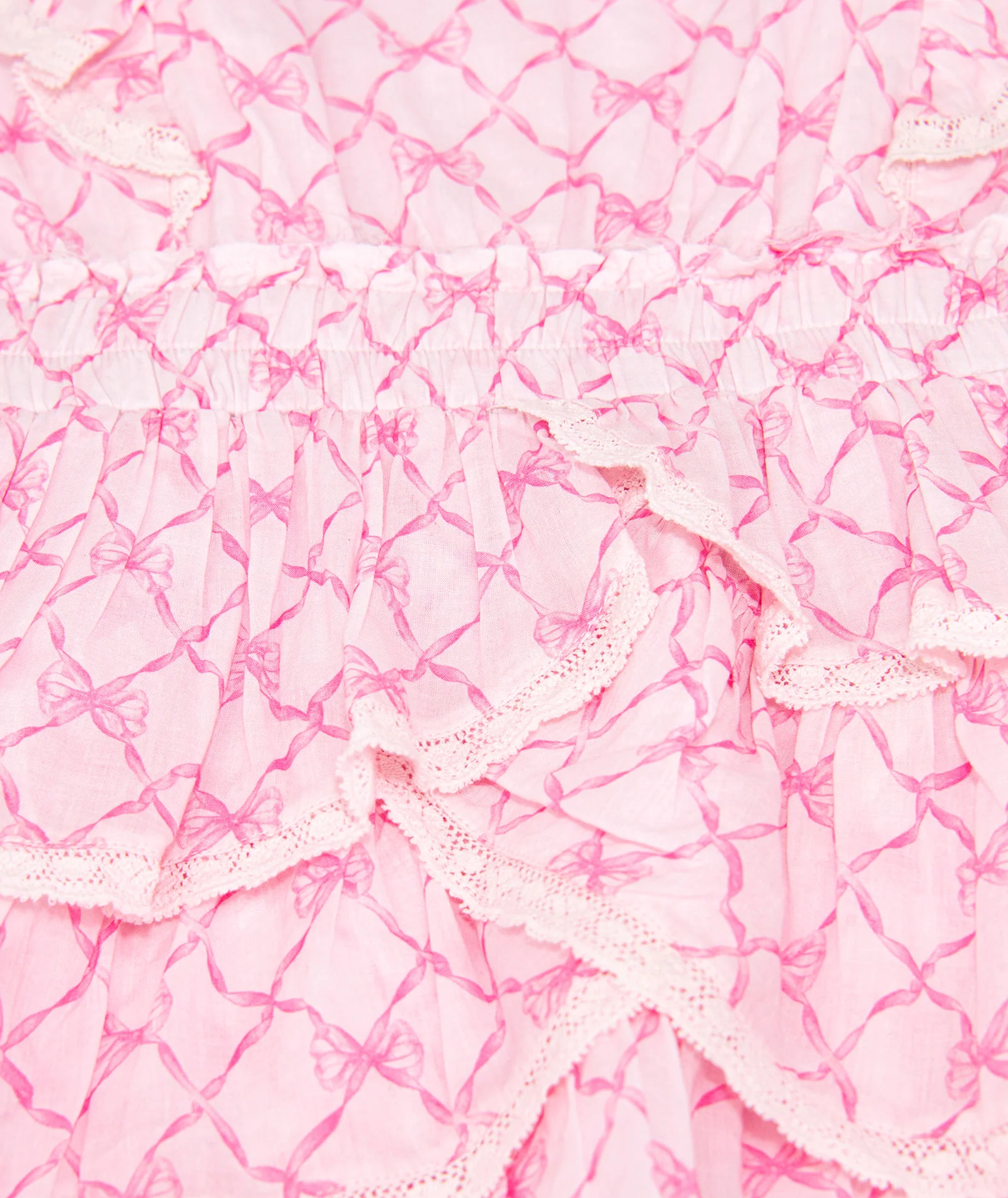 Love Shack Fancy Girls Decker Dress Pink Peppermint - Image 6