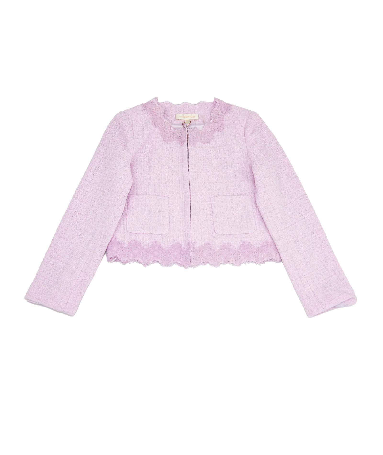 Love Shack Fancy Girls Erina Jacket Pink - Image 6