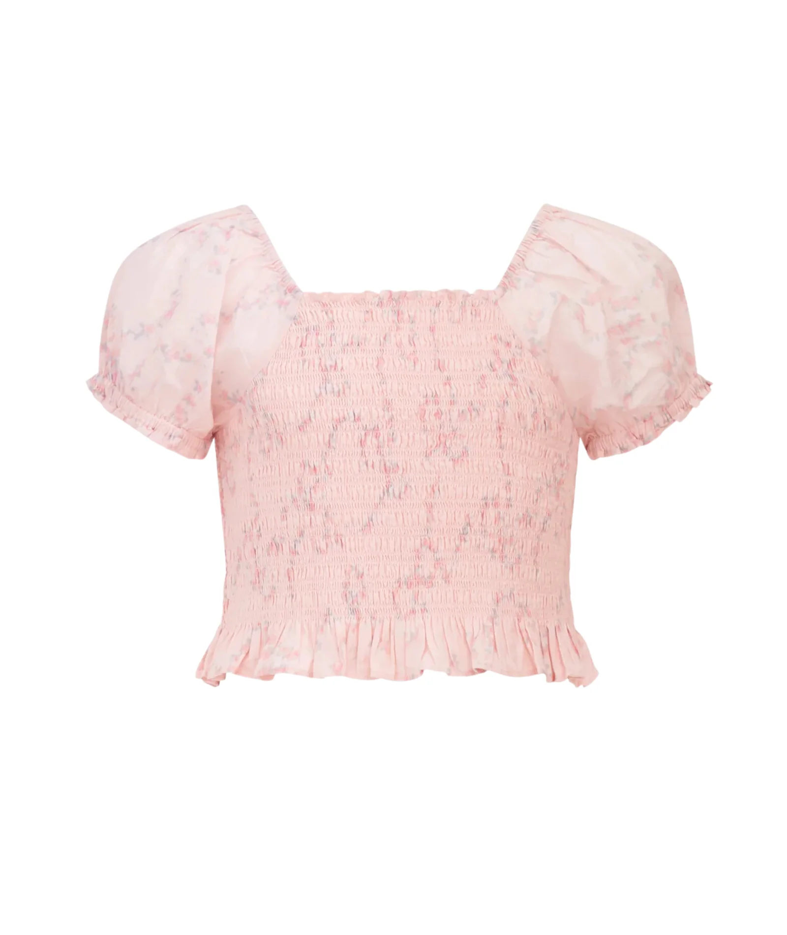 Love Shack Fancy Girls Fabielle Top Apple Blossom - Image 5
