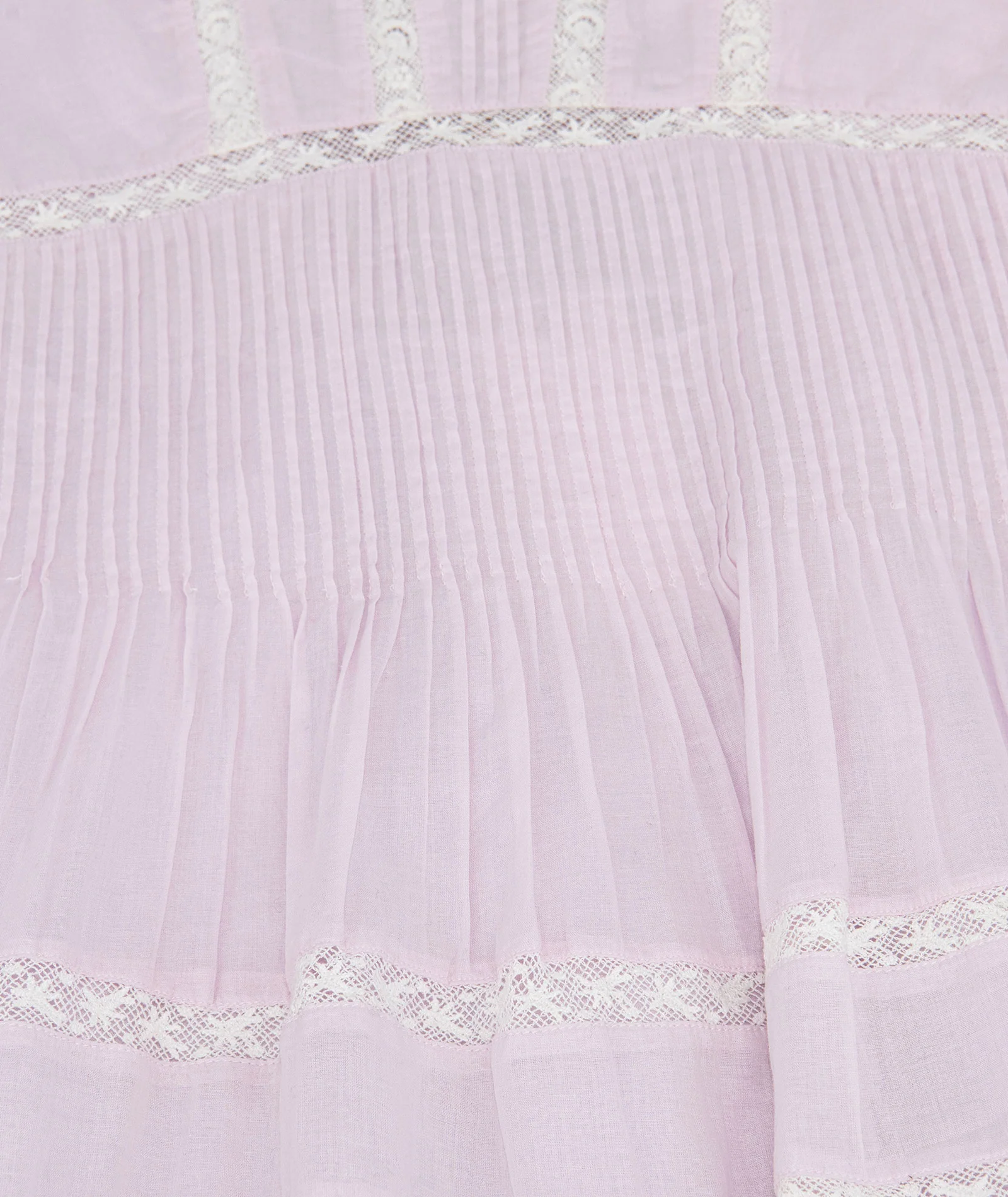 Love Shack Fancy Girls Havrea Dress Orchid Ice - Image 5