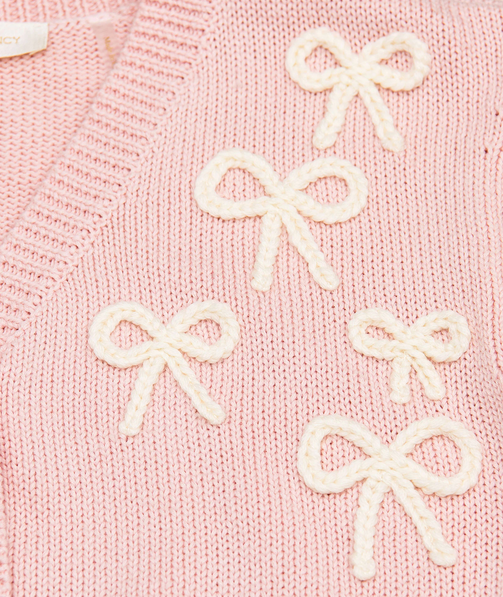 Love Shack Fancy Girls Jayne Cardigan Petal Meringue - Image 5