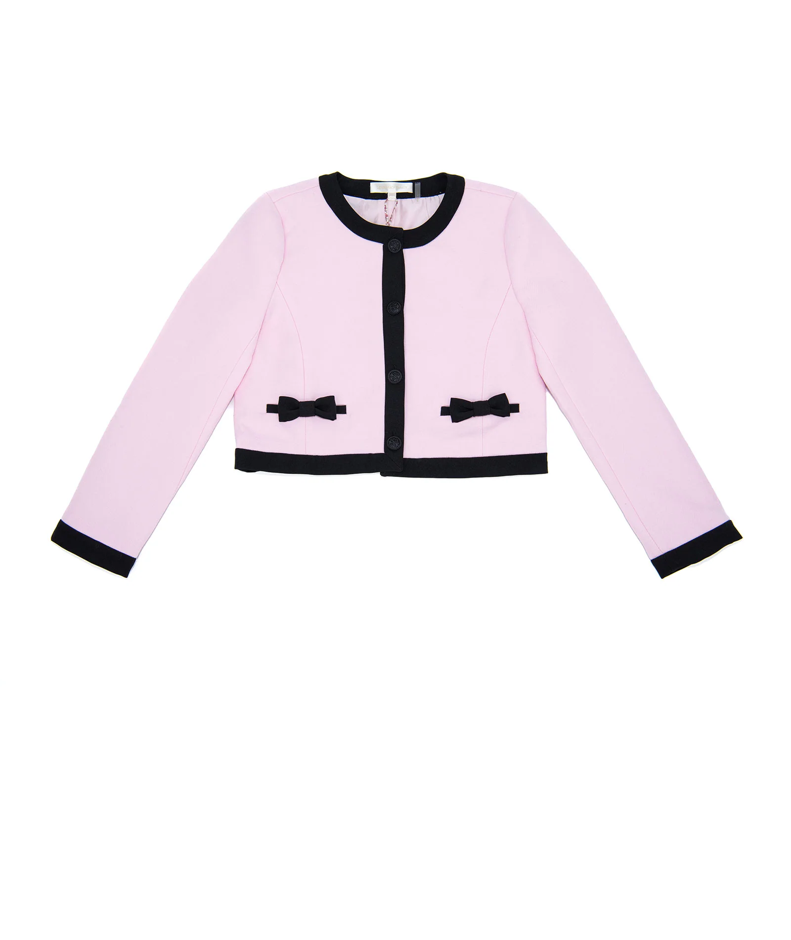 Love Shack Fancy Girls Palomina Jacket Ballet Pink - Image 4