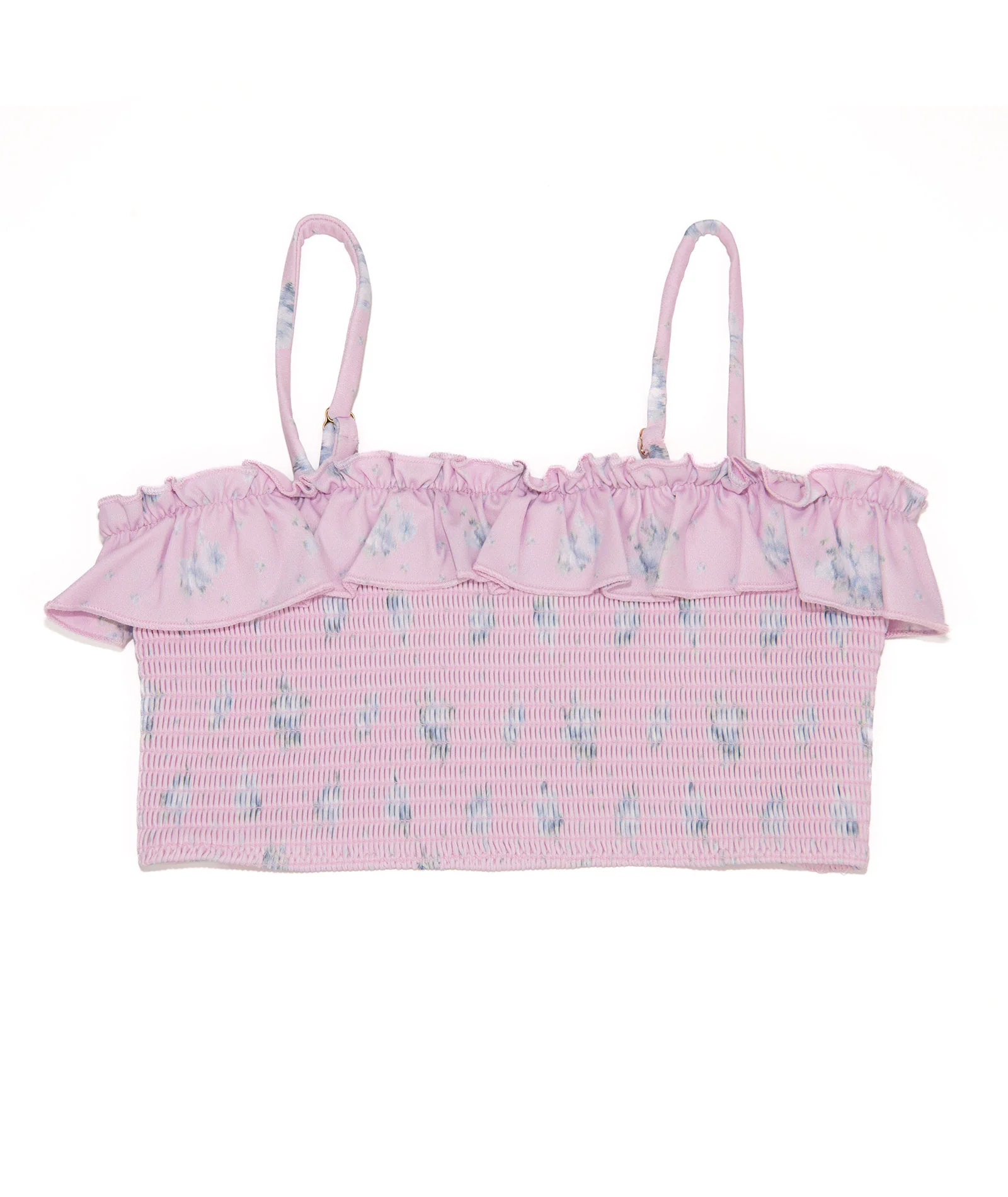 Love Shack Fancy Girls Penni Bikini Lilac Ice - Image 2