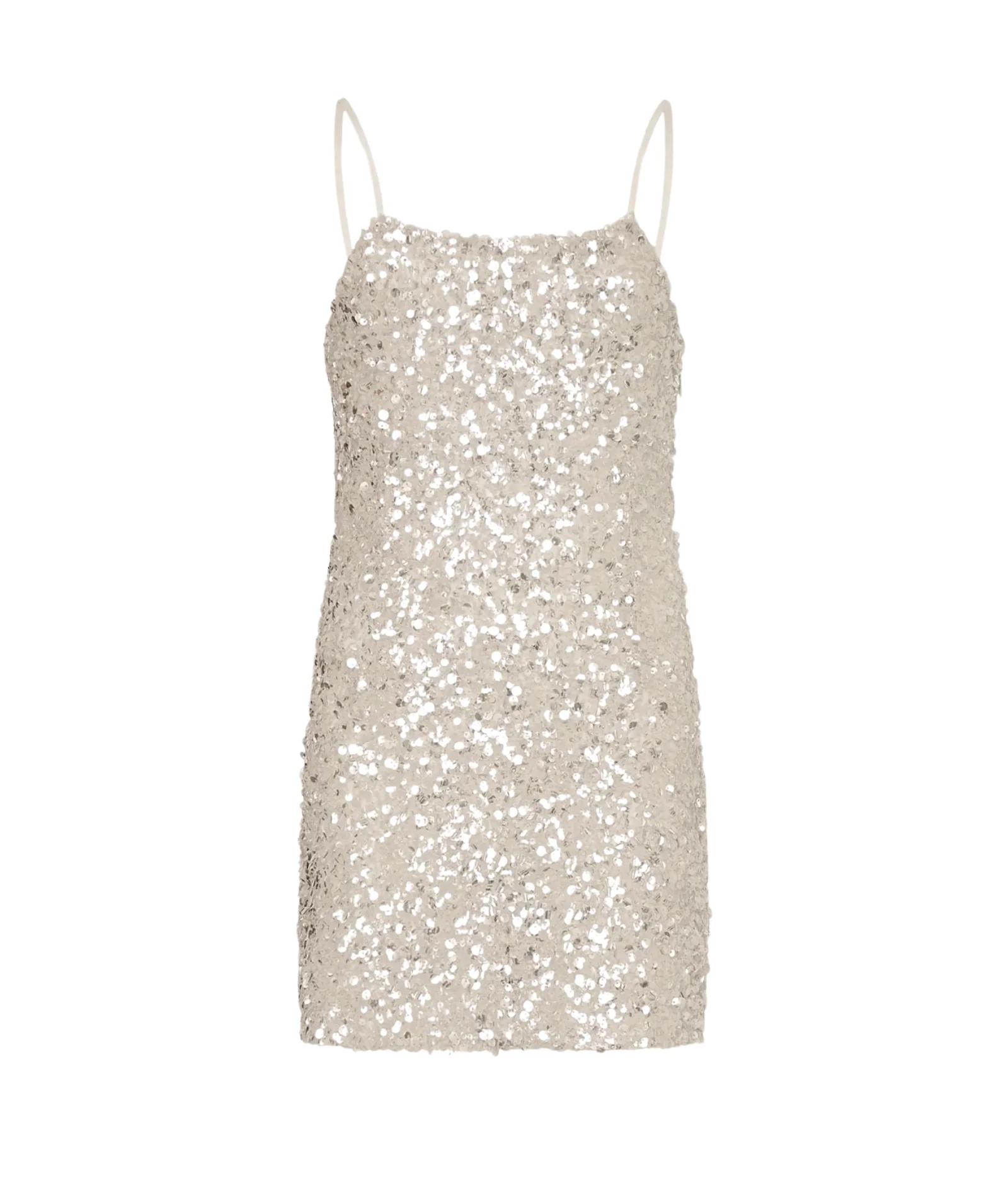 Love Shack Fancy Girls Tilsy Dress Icicle Silver - Image 7