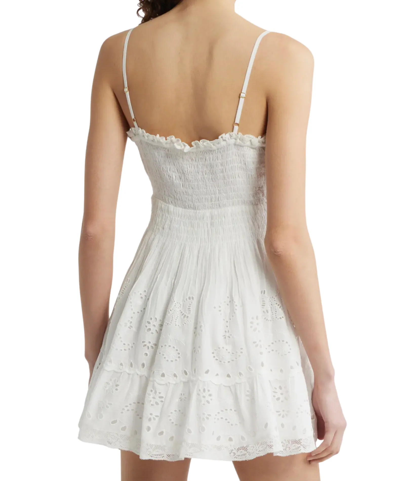 Love Shack Fancy Women Azar Dress White - Image 2