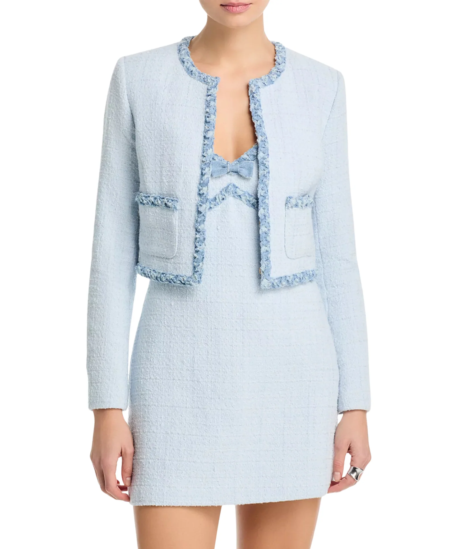 Love Shack Fancy Women Azula Jacket Wild River - Image 4